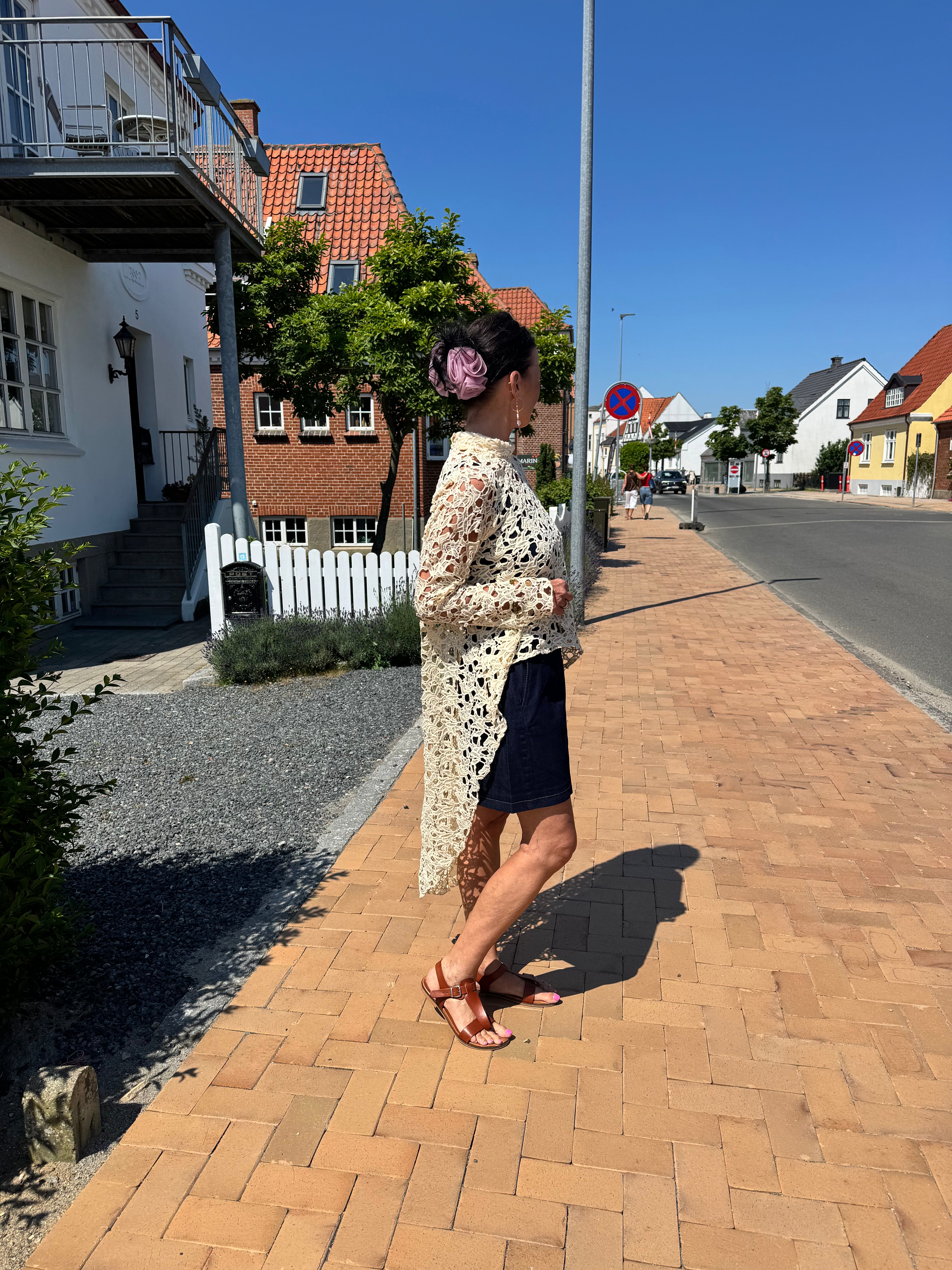 Tim & Simonsen Tunika - Fresa Lace Tunic i Off White