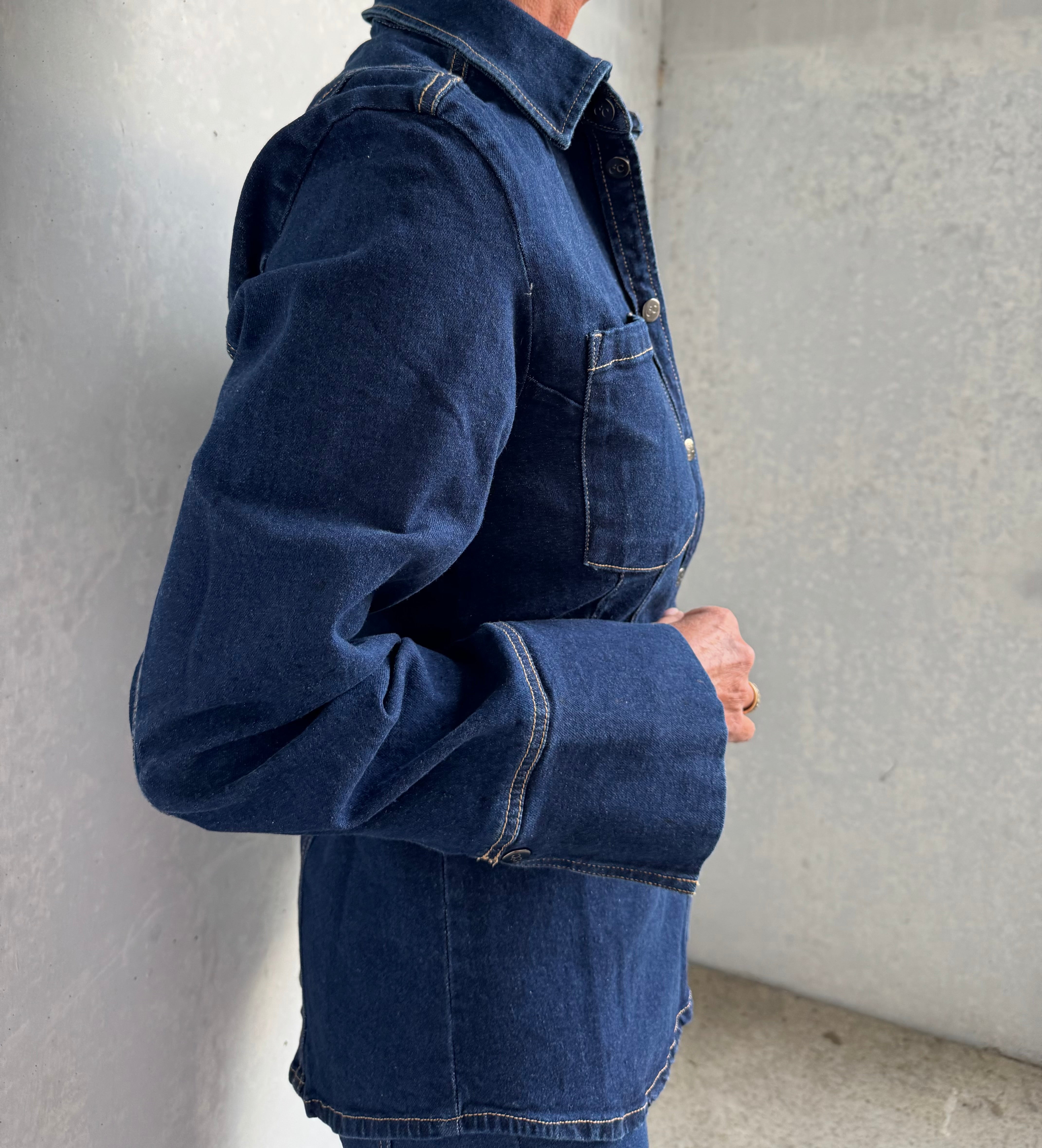 Co´Couture Skjorte - TheoCC Fitted Denim Skjorte i Dark Denim