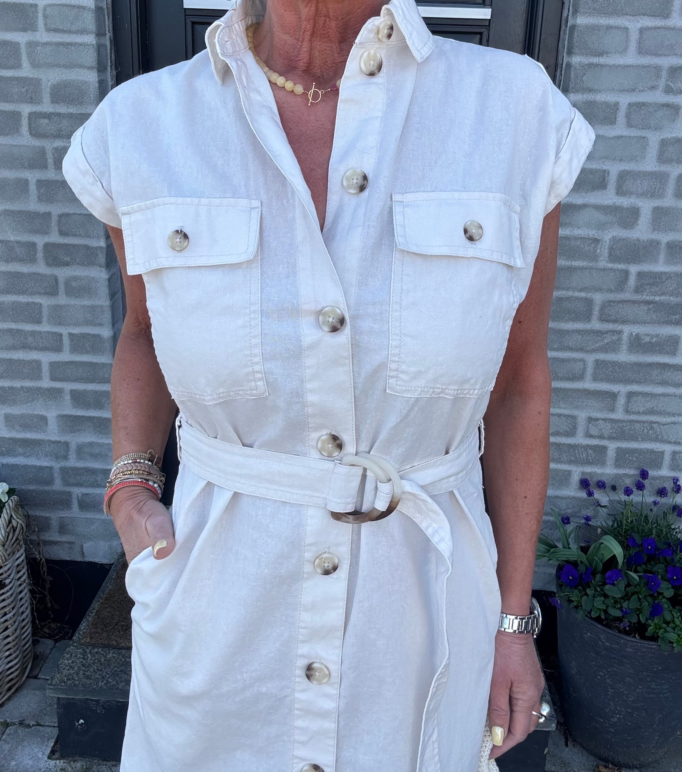 Garcia Kjole - 50282 Kjole i Beige Stone