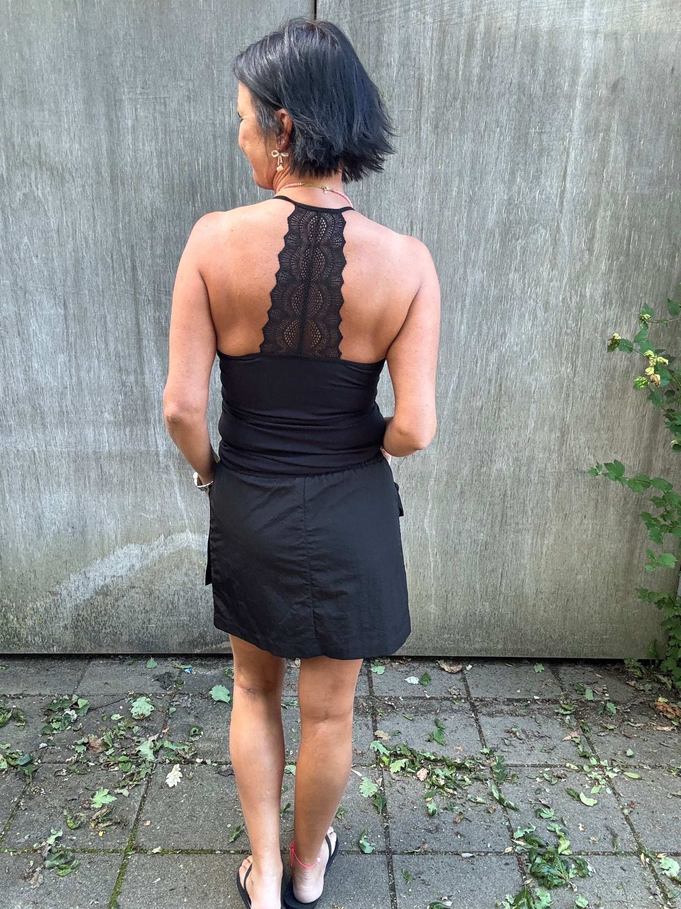 Tim & Simonsen Top - Rosie Top i Nero Sort