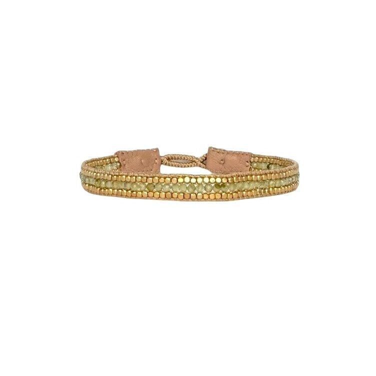 IBU Jewels Armbånd - AM39 Jolie Cap Armbånd i Peridot Grøn