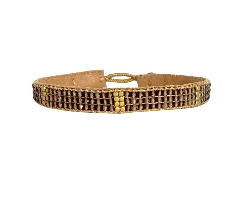 IBU Jewels Armbånd - AP15 Nina Armbånd i Smoky Quartz