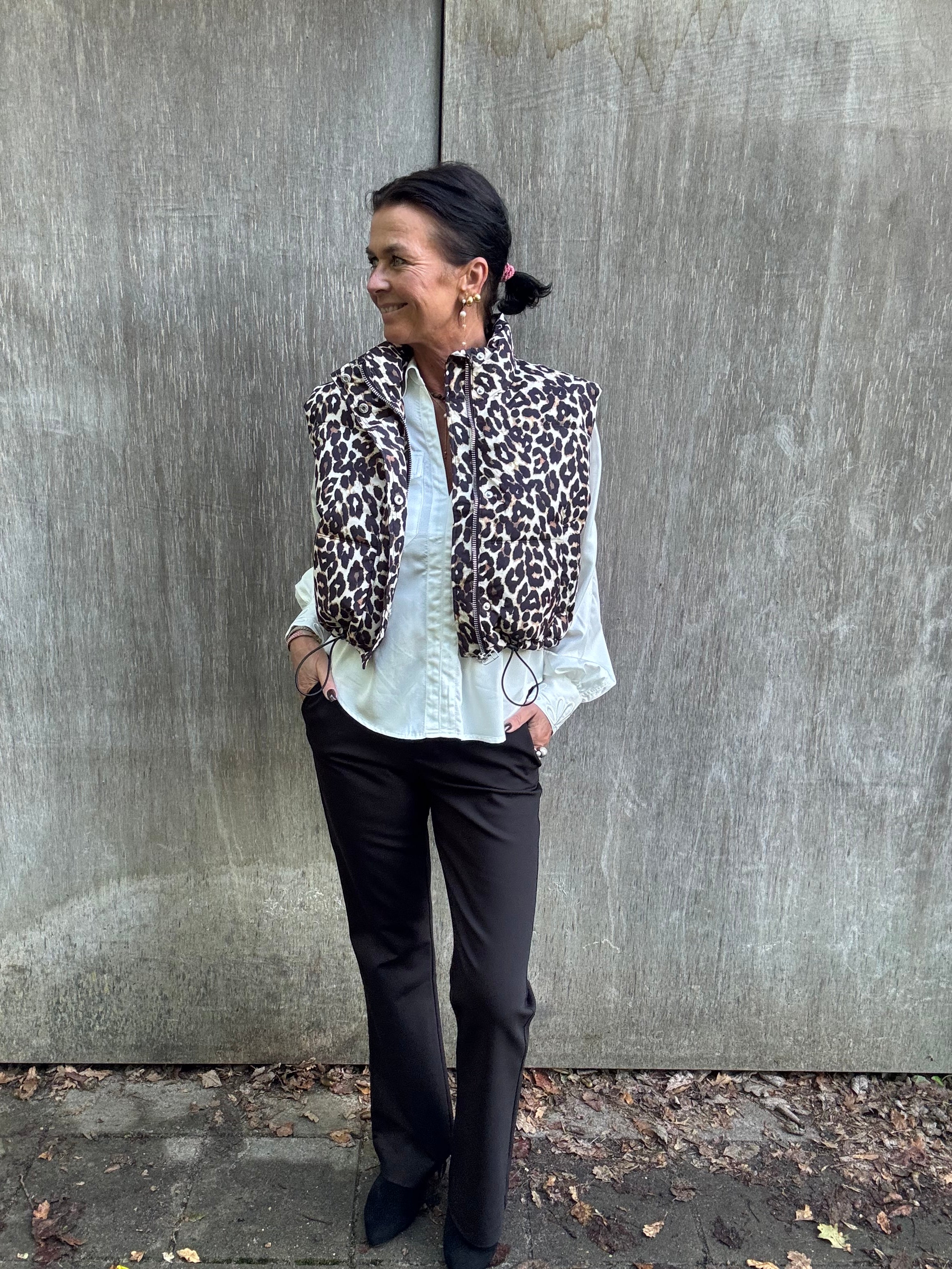 Lollys Laundry Vest - SadaLL Vest i Leopard Print