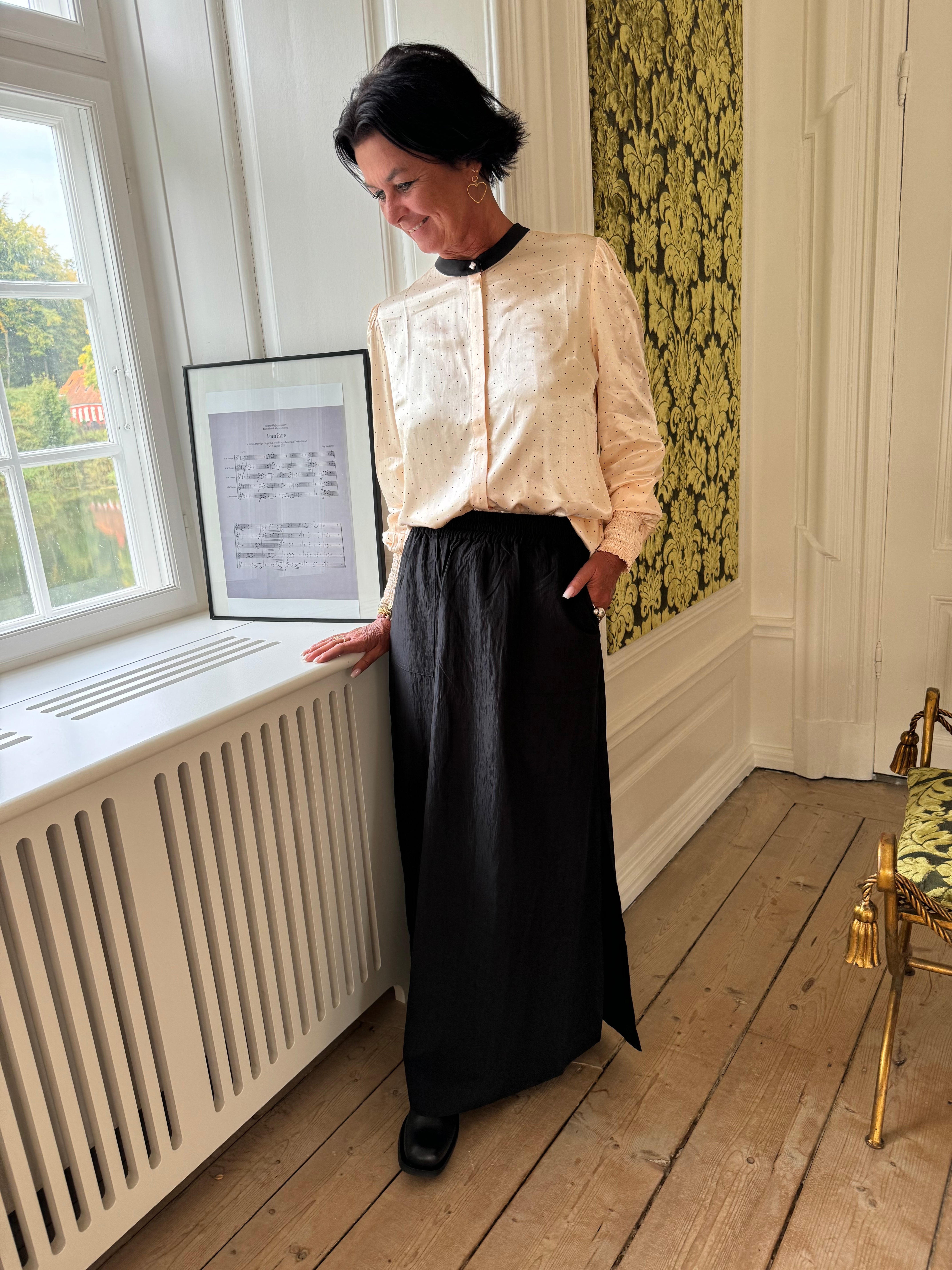 Coster Copenhagen Nederdel - CC Heart Carmen Maxi Nederdel i Sort