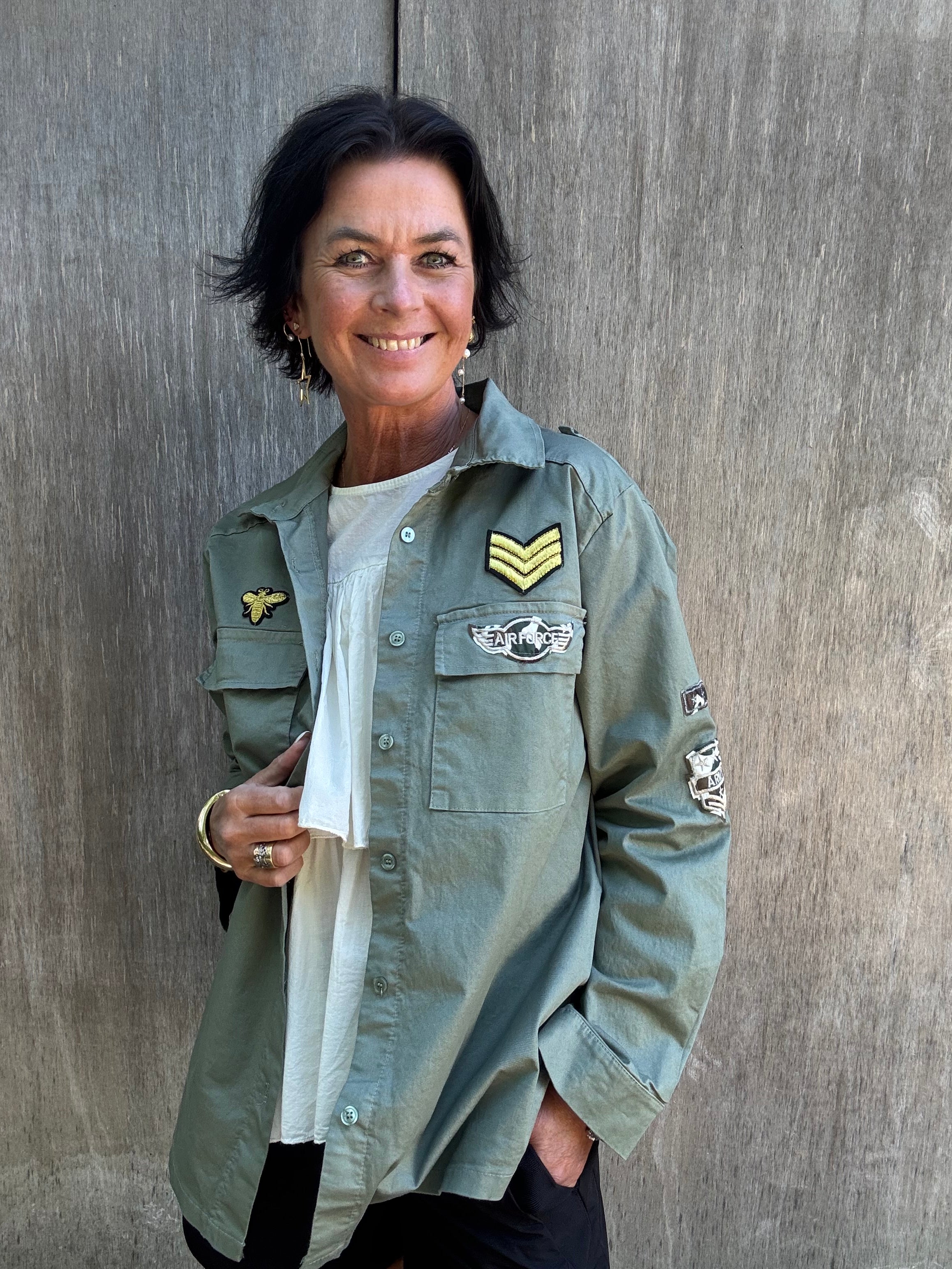 MARTA du château Jakke - MdcMillie Jakke i Military Grøn