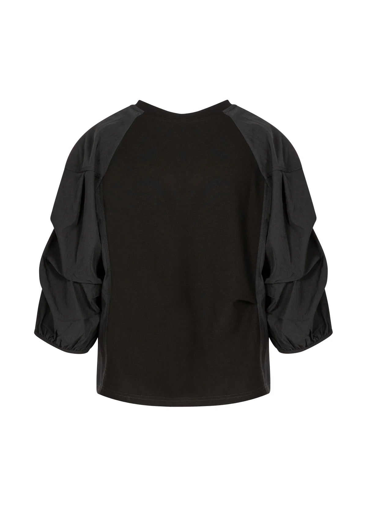 Coster Copenhagen Bluse - Blouse Med Mix Puffy Ærmer i Sort