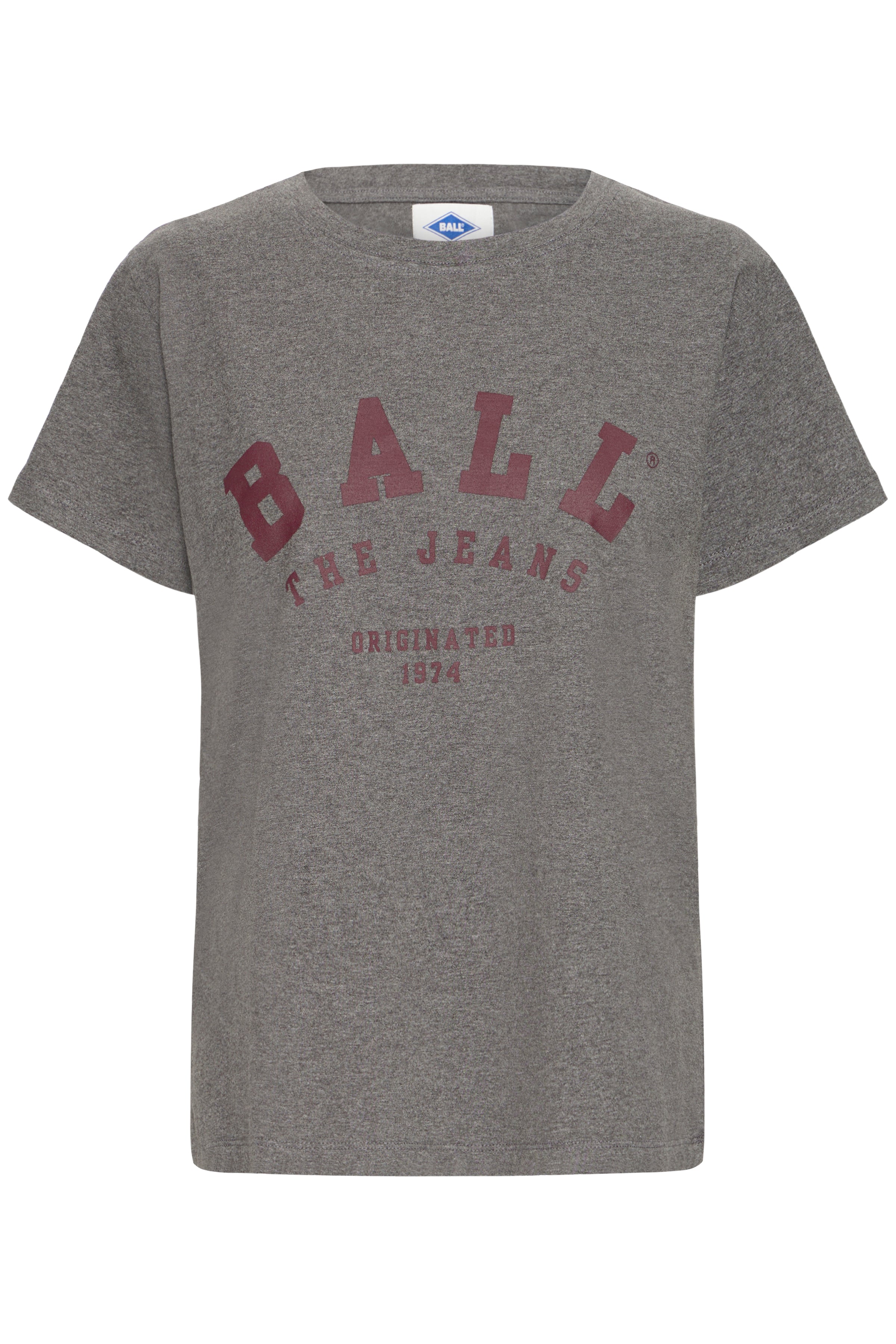 BALL Original T-shirt - BaMaldini T-shirt i Dark Grey Melange