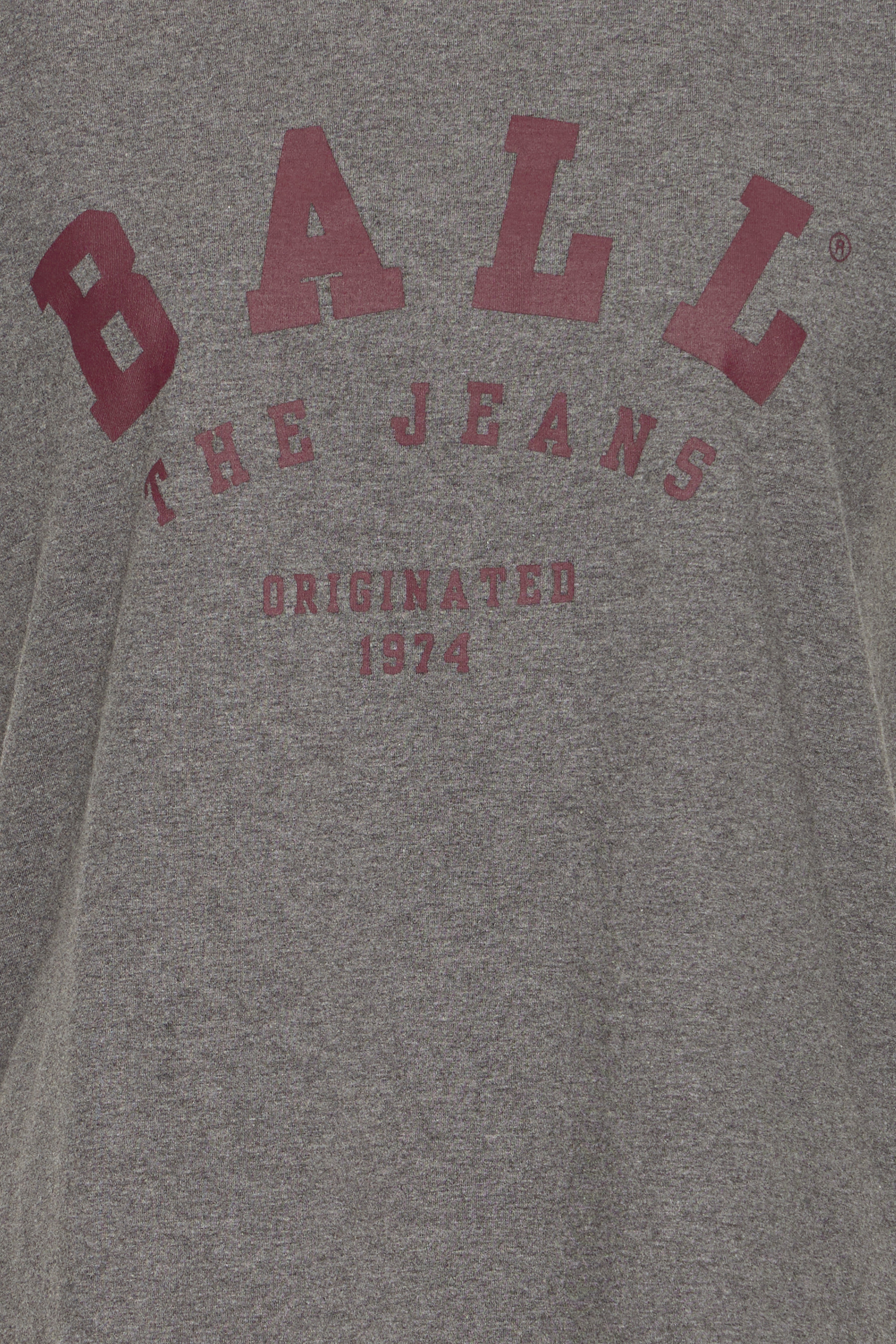 BALL Original T-shirt - BaMaldini T-shirt i Dark Grey Melange