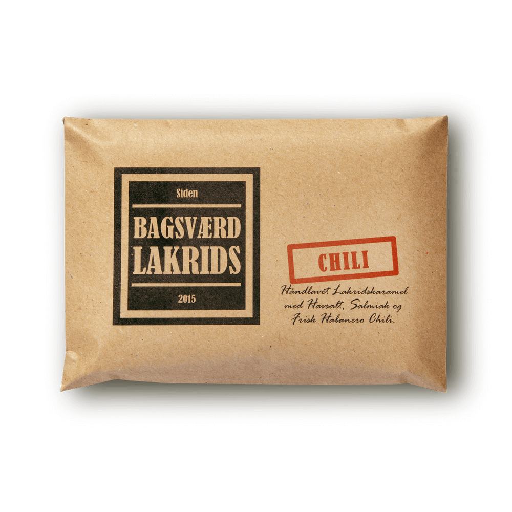 Bagsværd Lakrids - Stor Plade Lakrids Med Chili