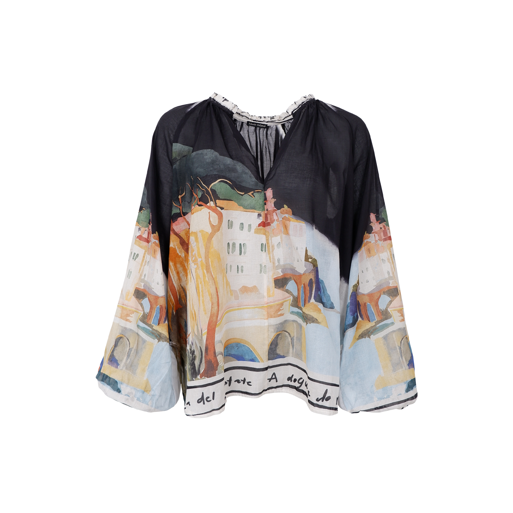 Black Colour Bluse - BcRiviera Bluse i Sort