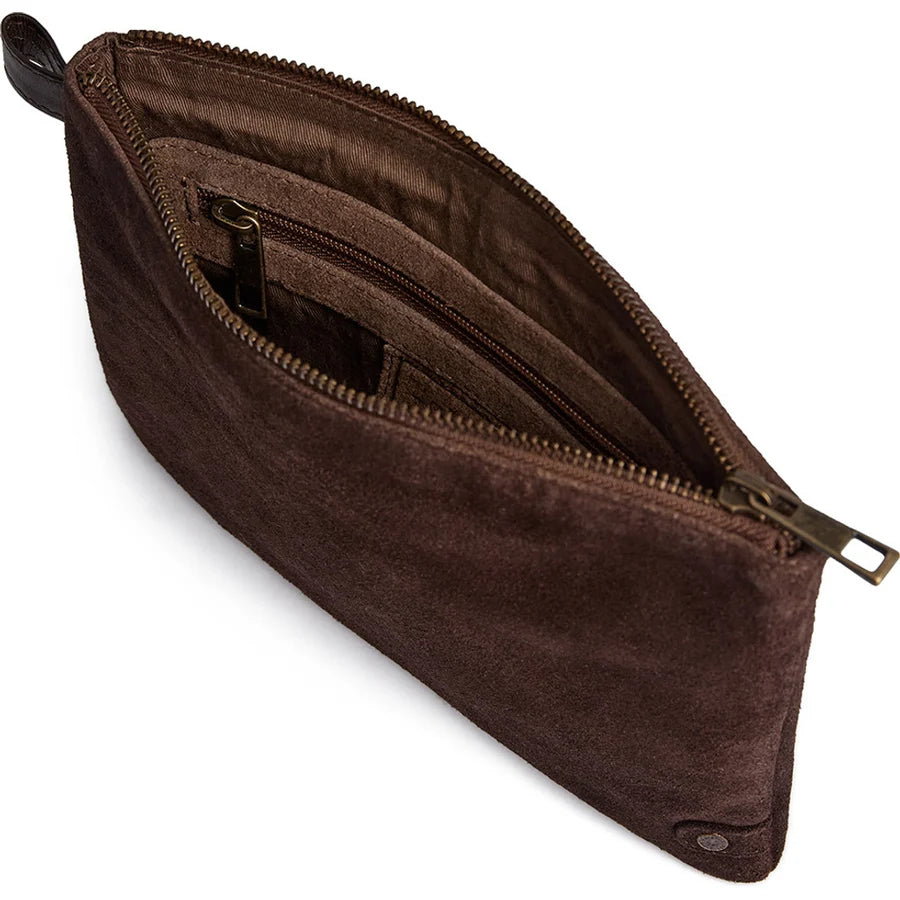 Depeche Clutch - 16986 Bilbao Clutch Ruskind i Chocolate