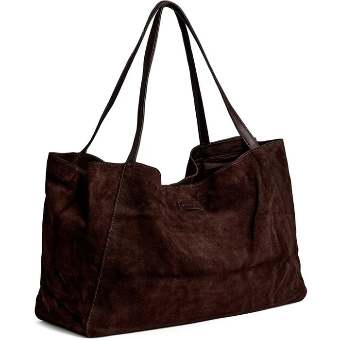Depeche Shopper - 16982 Bilbao Shopper Taske i Chocolate Ruskind