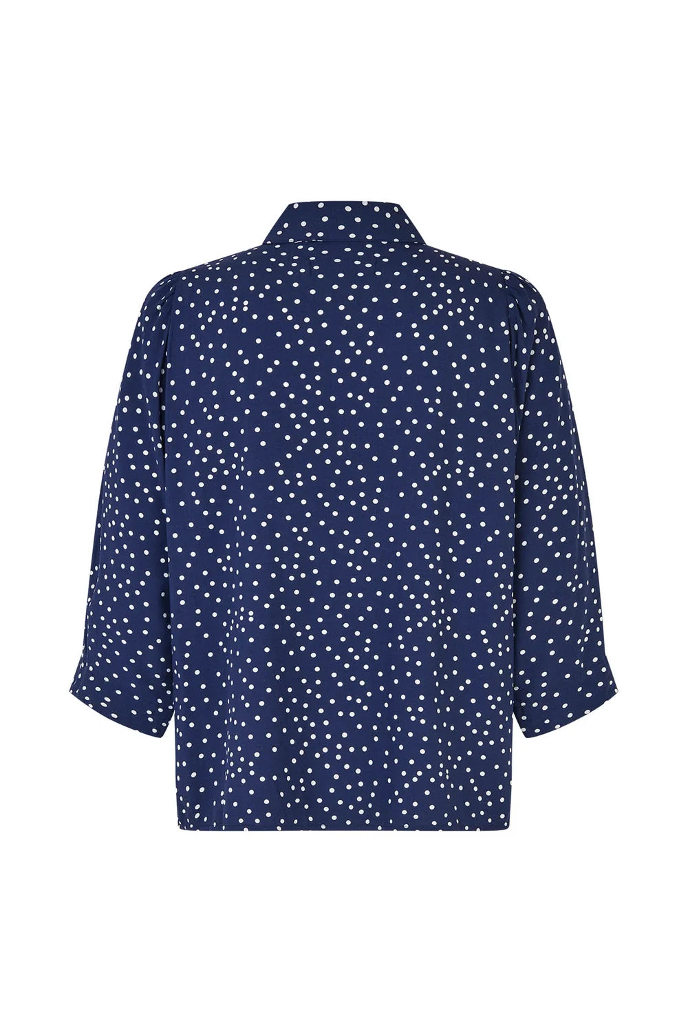 Lollys Laundry Skjorte - BonoLL Skjorte i Dark Navy White Dots
