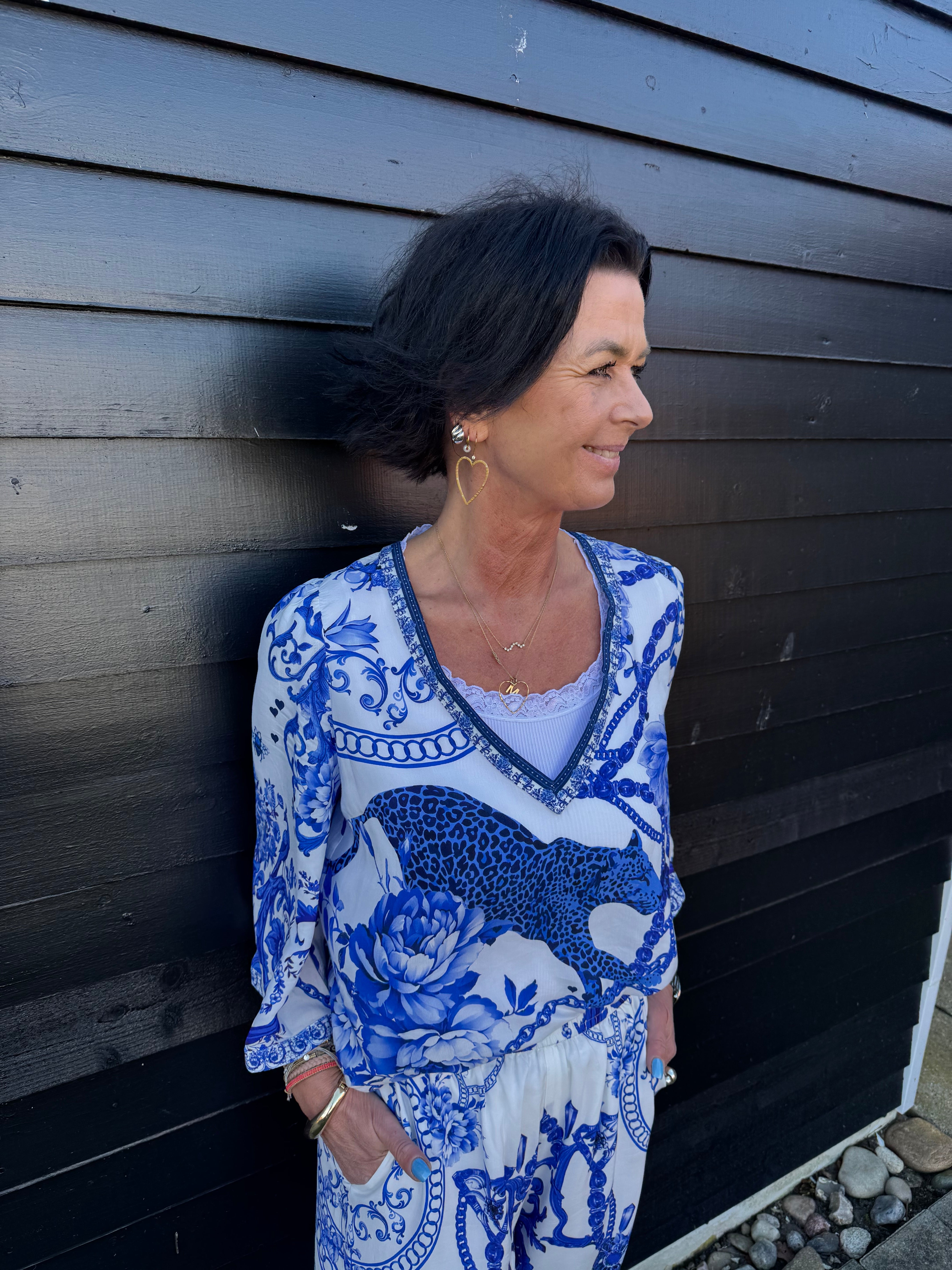 Gossia Bluse - SunGO Bluse i Blue Vibes