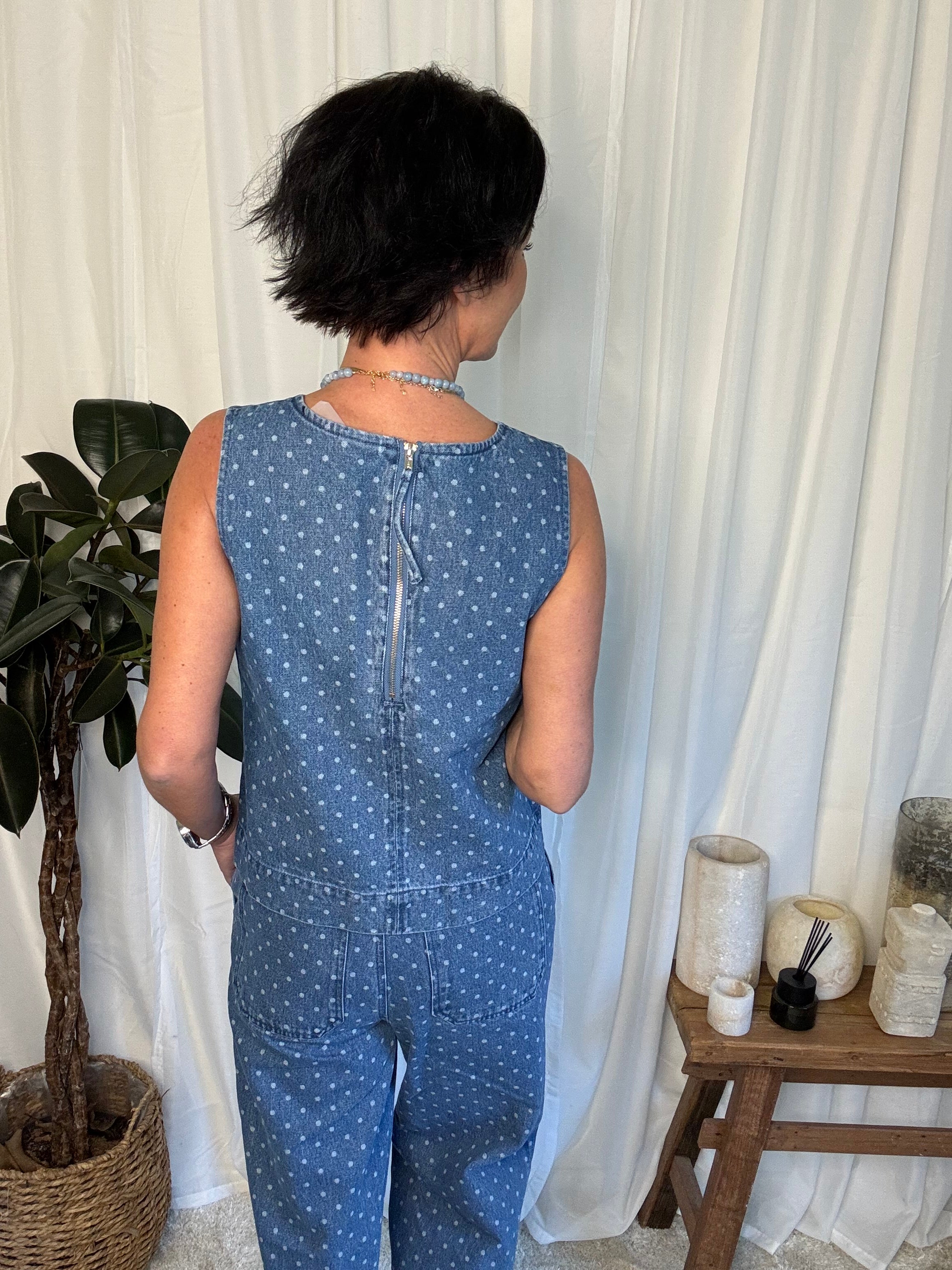 Nümph Top - NuHaddie Top i Medium Blue Denim