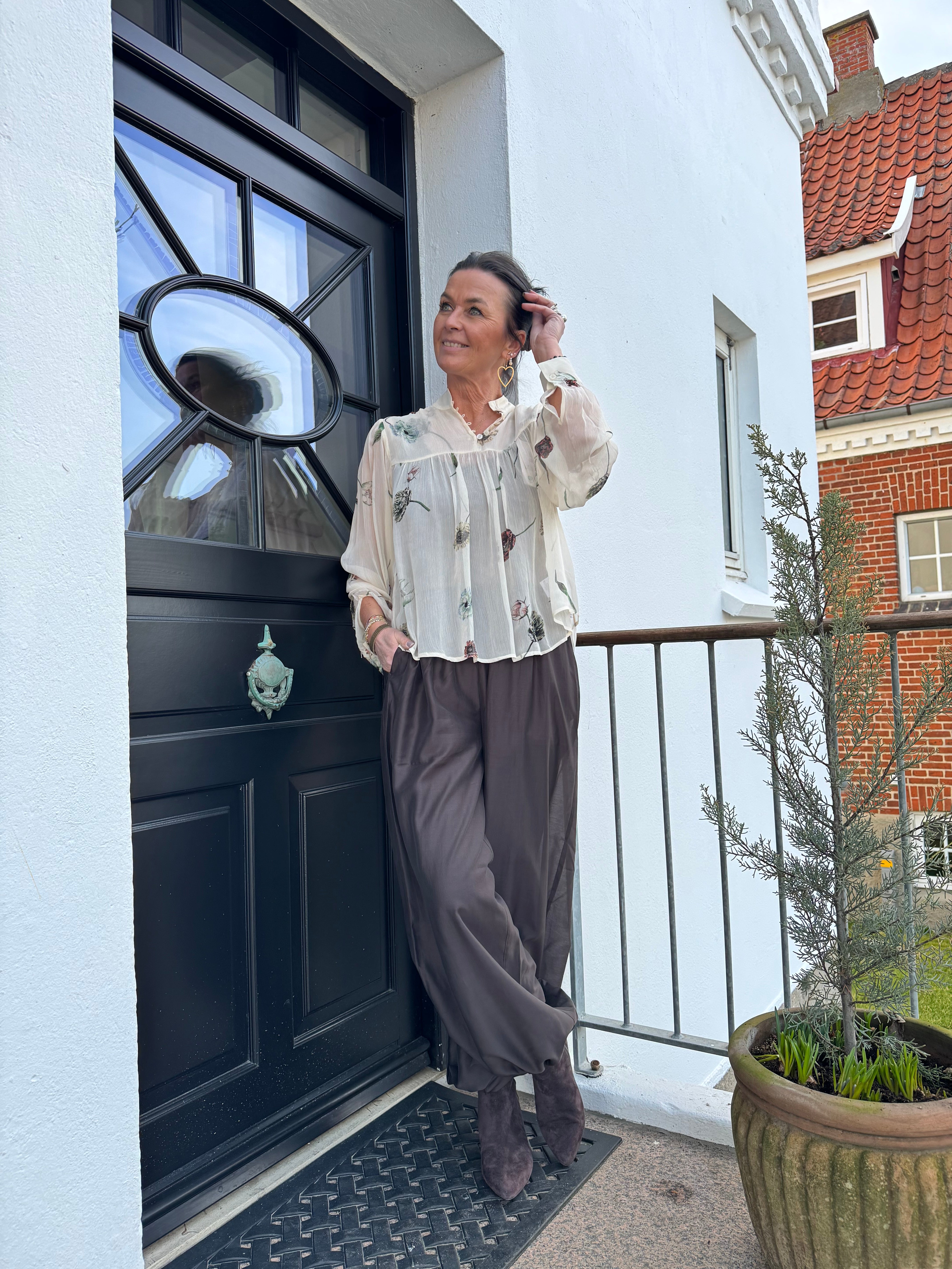 Second Female Bukser - Hidie Bukser i Chocolate Tort Brun