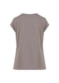 Coster Copenhagen T-shirt - CC-Heart Basic T-shirt Rund Hals i Dark Mud