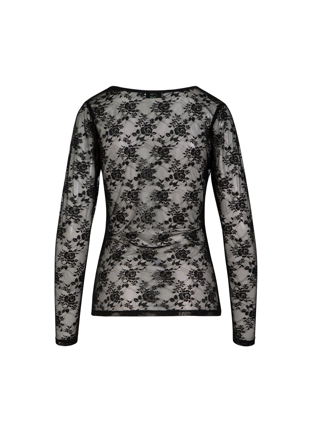 Coster Copenhagen Bluse - CC Heart Aliza Lace Mesh Bluse i Sort