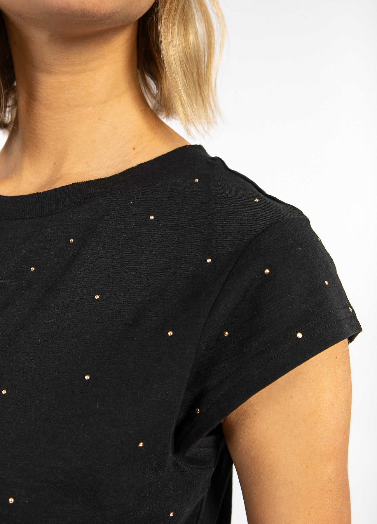 Coster Copenhagen T-shirt - CCC Heart Stud T-shirt i Sort