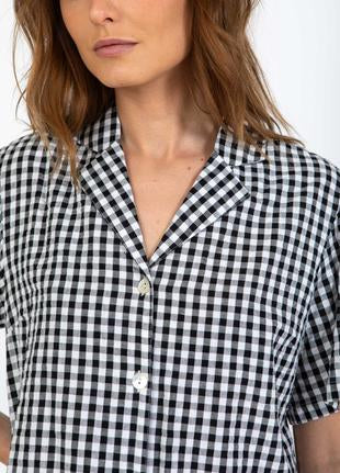 Coster Copenhagen Skjorte - CC Heart Alena Skjorte i Black/White Check