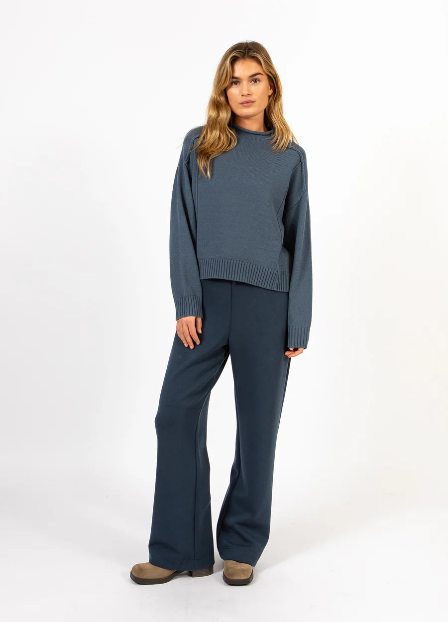 Coster Copenhagen Strik - CC Heart Avery Strik i Mid Blue