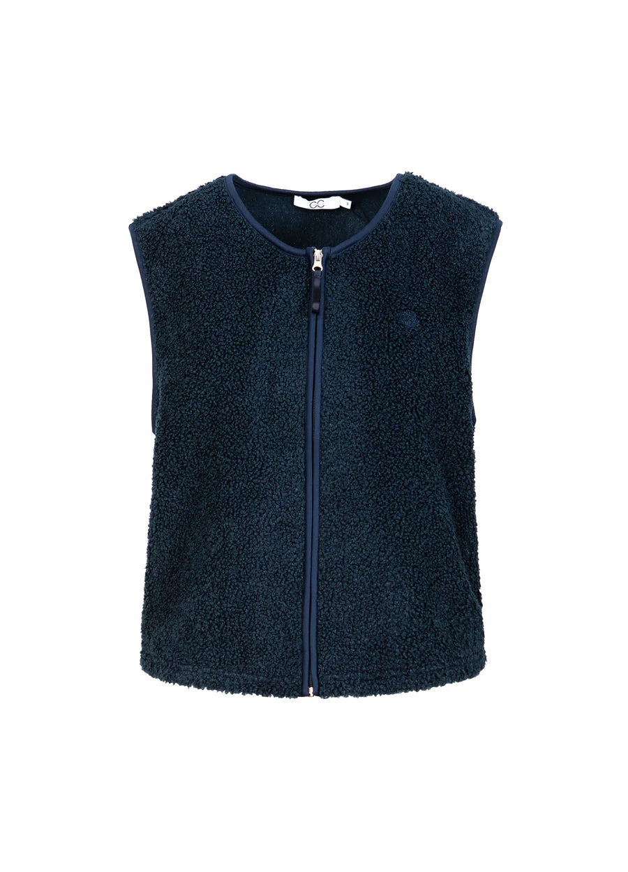 Coster Copenhagen Vest - CC Heart Jamie Fleece Vest i Navy