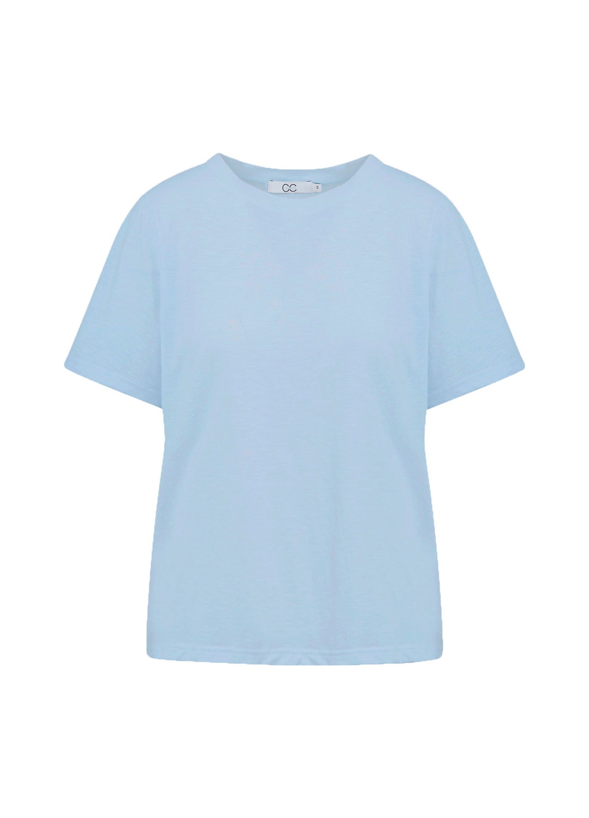 Coster Copenhagen T-shirt - CC-Heart Reguler T-shirt Rund Hals i Powder Blue