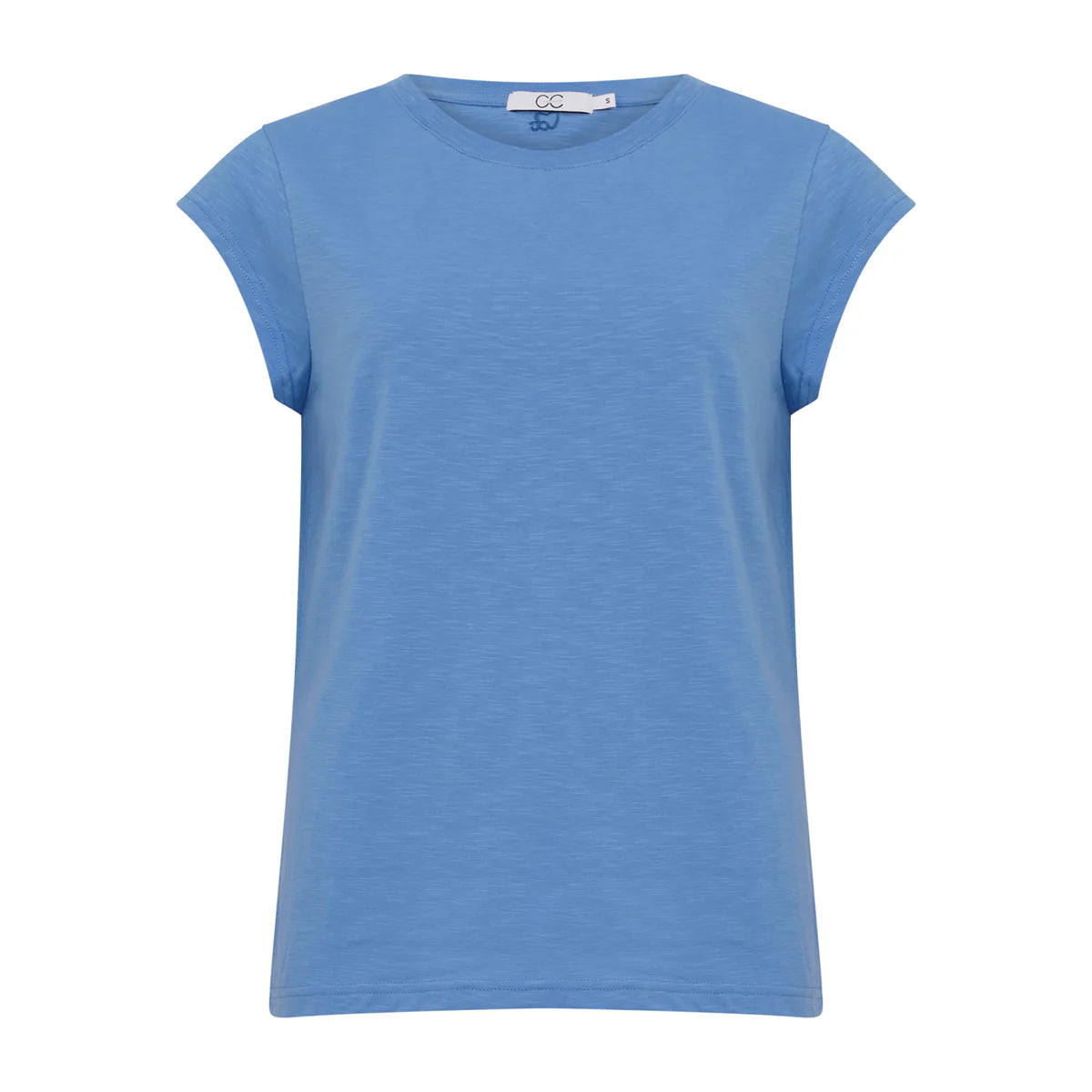 Coster Copenhagen T-shirt - CC-Heart Basic T-shirt Rund Hals i Airy Blue