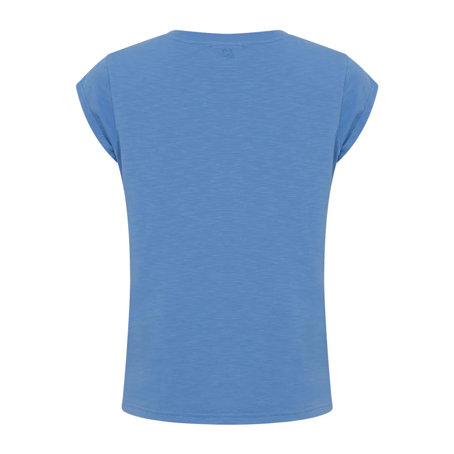 Coster Copenhagen T-shirt - CC-Heart Basic T-shirt Rund Hals i Airy Blue