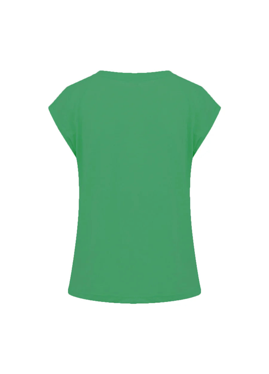 Coster Copenhagen T-shirt - CC-Heart Basic T-shirt Rund Hals i Emerald Green
