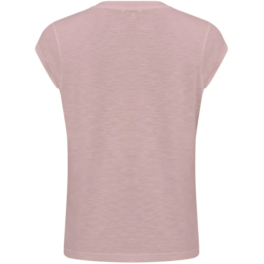 Coster Copenhagen T-shirt - CC-Heart Basic T-shirt Rund Hals i Old Rose