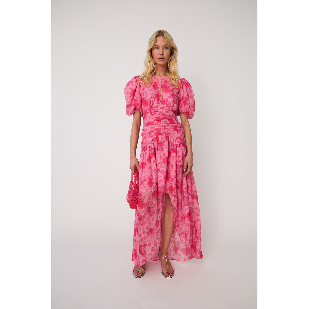 CRÁS Kjole - ElaineCras Kjole i Pink Rosegarden