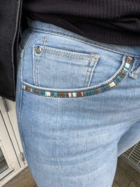 Garcia Jeans - Celia Straight Jeans i Light Used