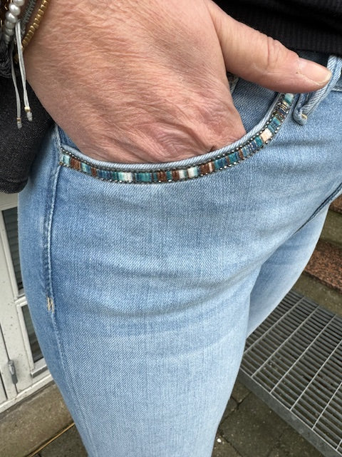 Garcia Jeans - Celia Straight Jeans i Light Used