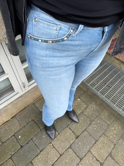 Garcia Jeans - Celia Straight Jeans i Light Used