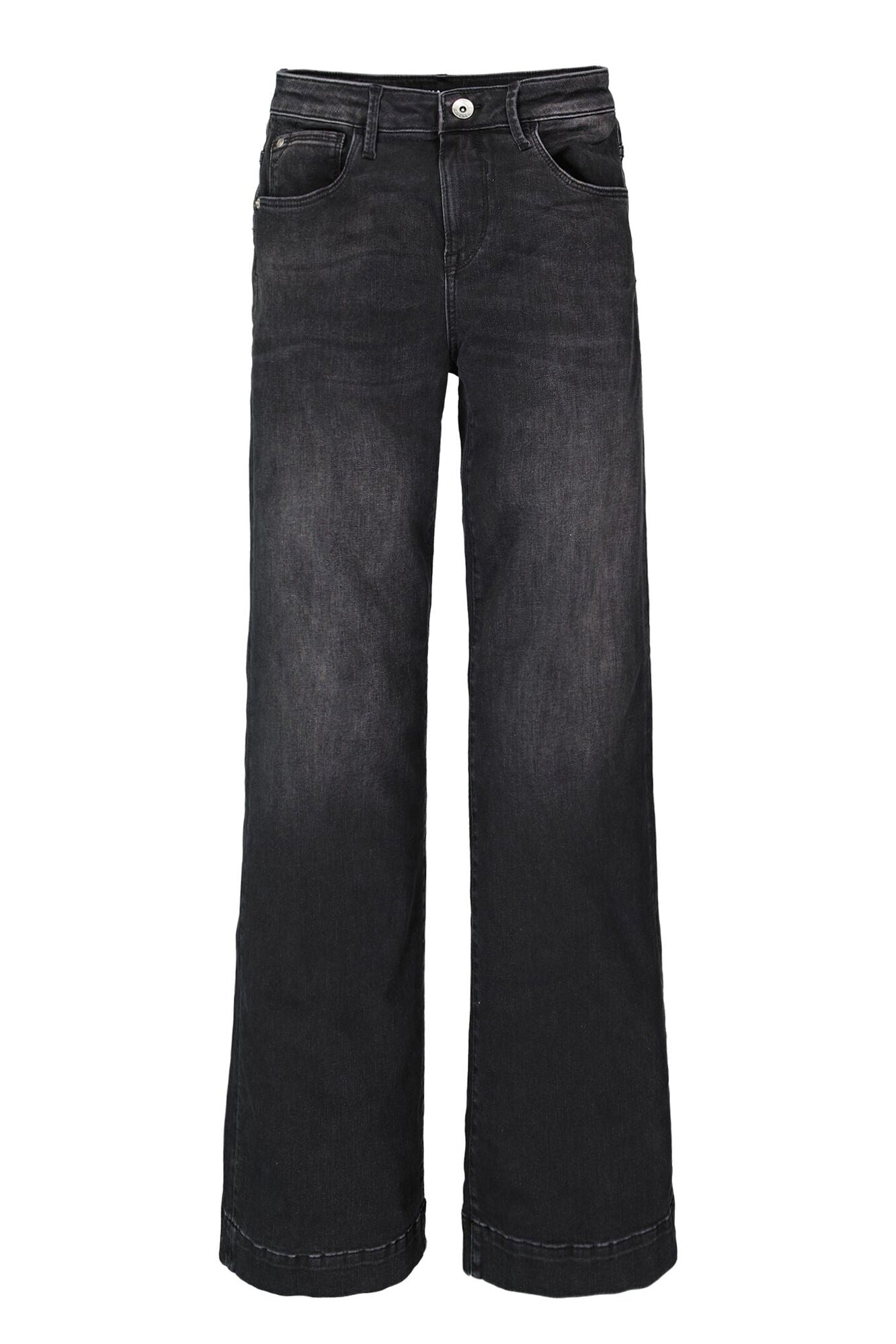 Garcia Jeans - 8190 Celia Wide Fit Jeans i Dark used