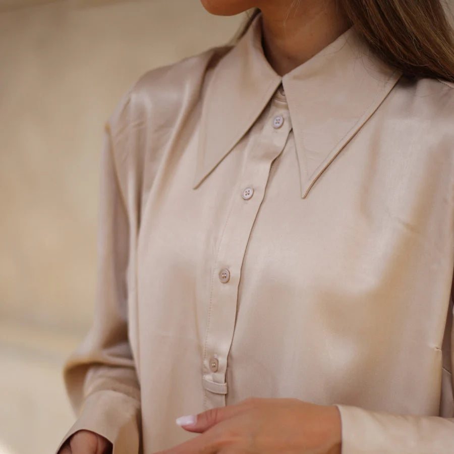 Depeche Skjorte - CindyDC Skjorte i Champagne