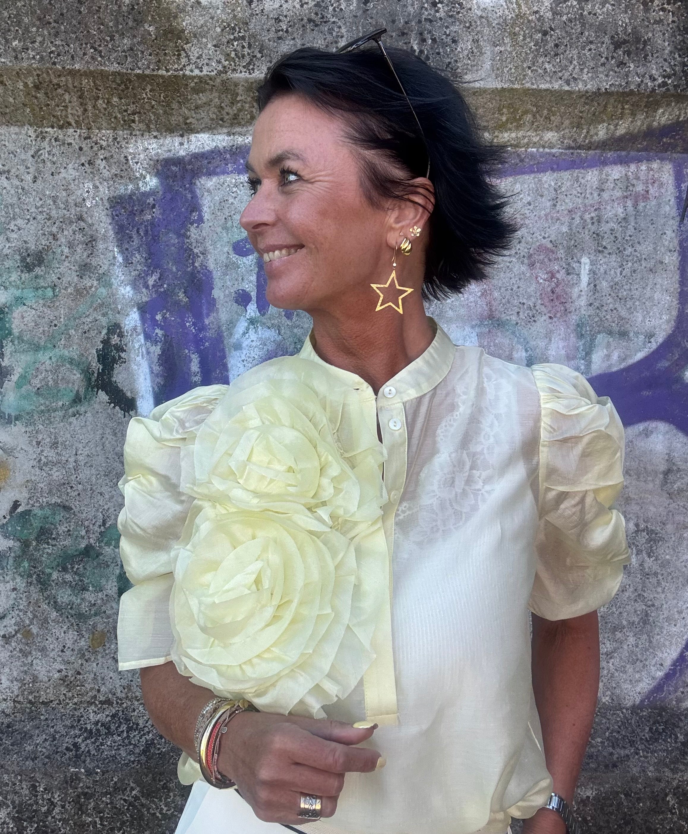 Gossia Bluse - AnnsofiGO Bluse i Dust Yellow