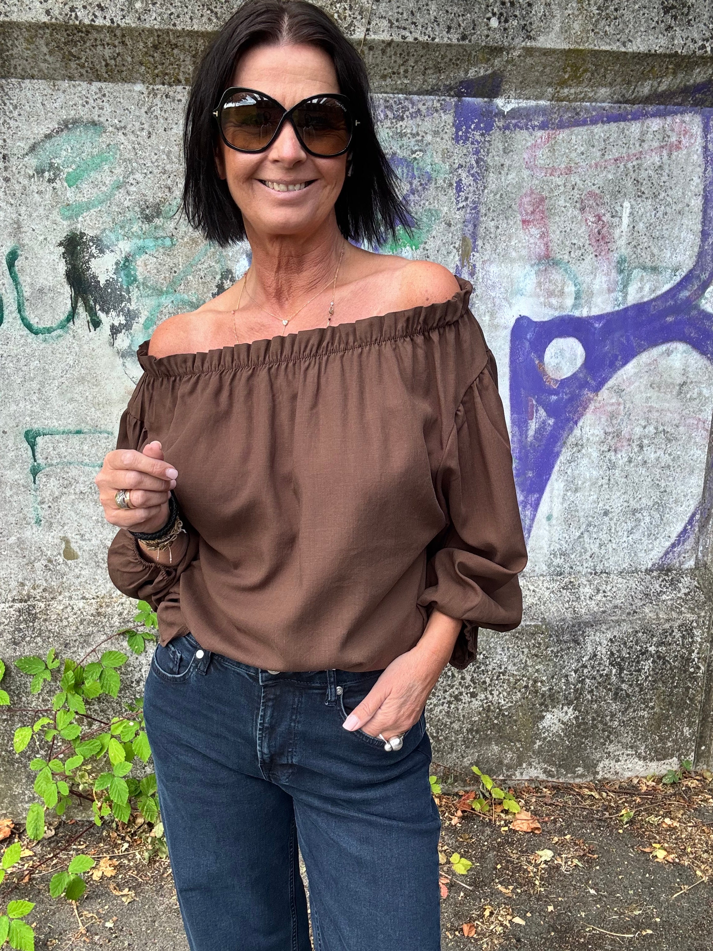MARTA du château Bluse - 8558 MdcJuniper Bluse i Moro
