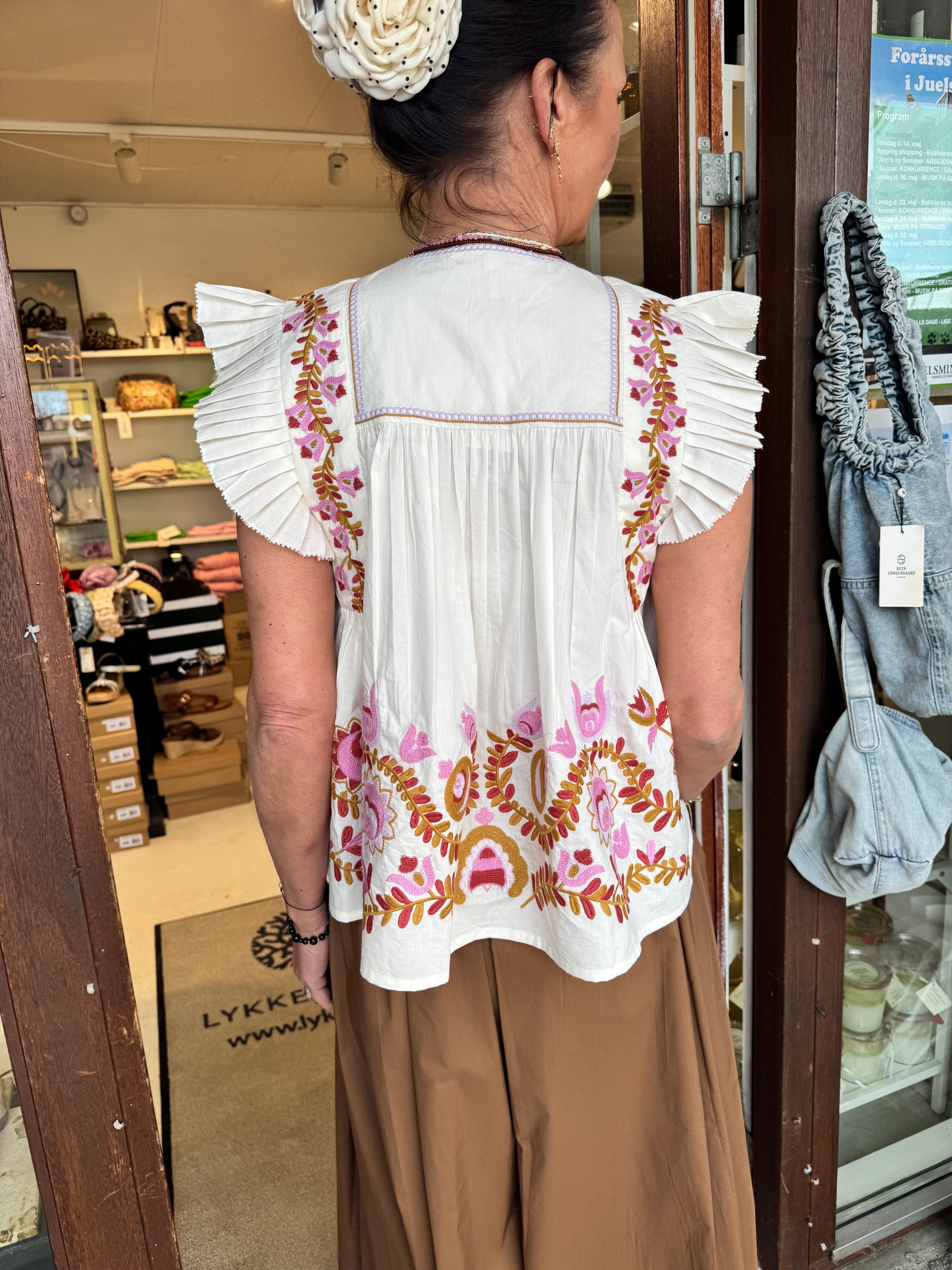 Gossia Blusen - ZarinaGO Bluse i Off-White