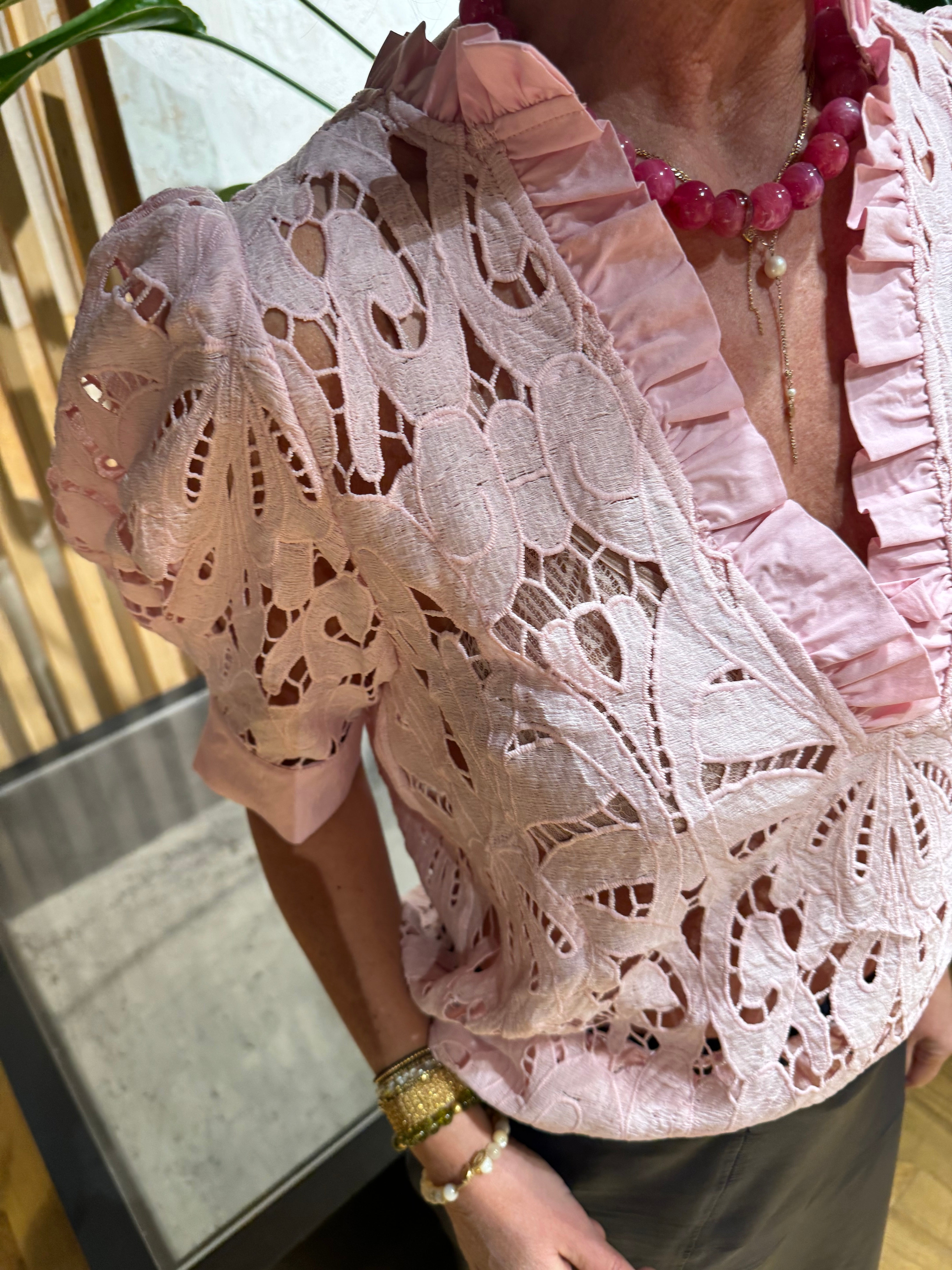Gossia Bluse - ZeniaGO Bluse i Light Pink