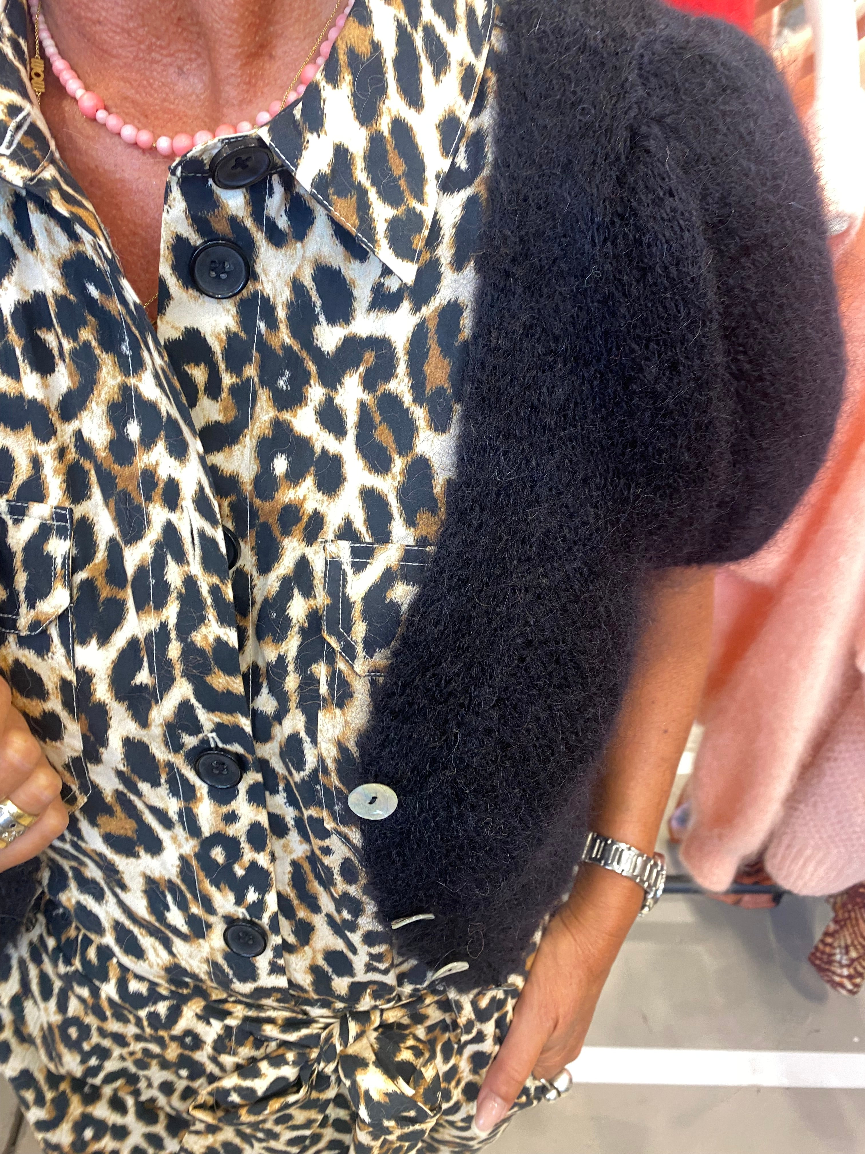 Americandreams Strik - Harper Cardigan i Sort