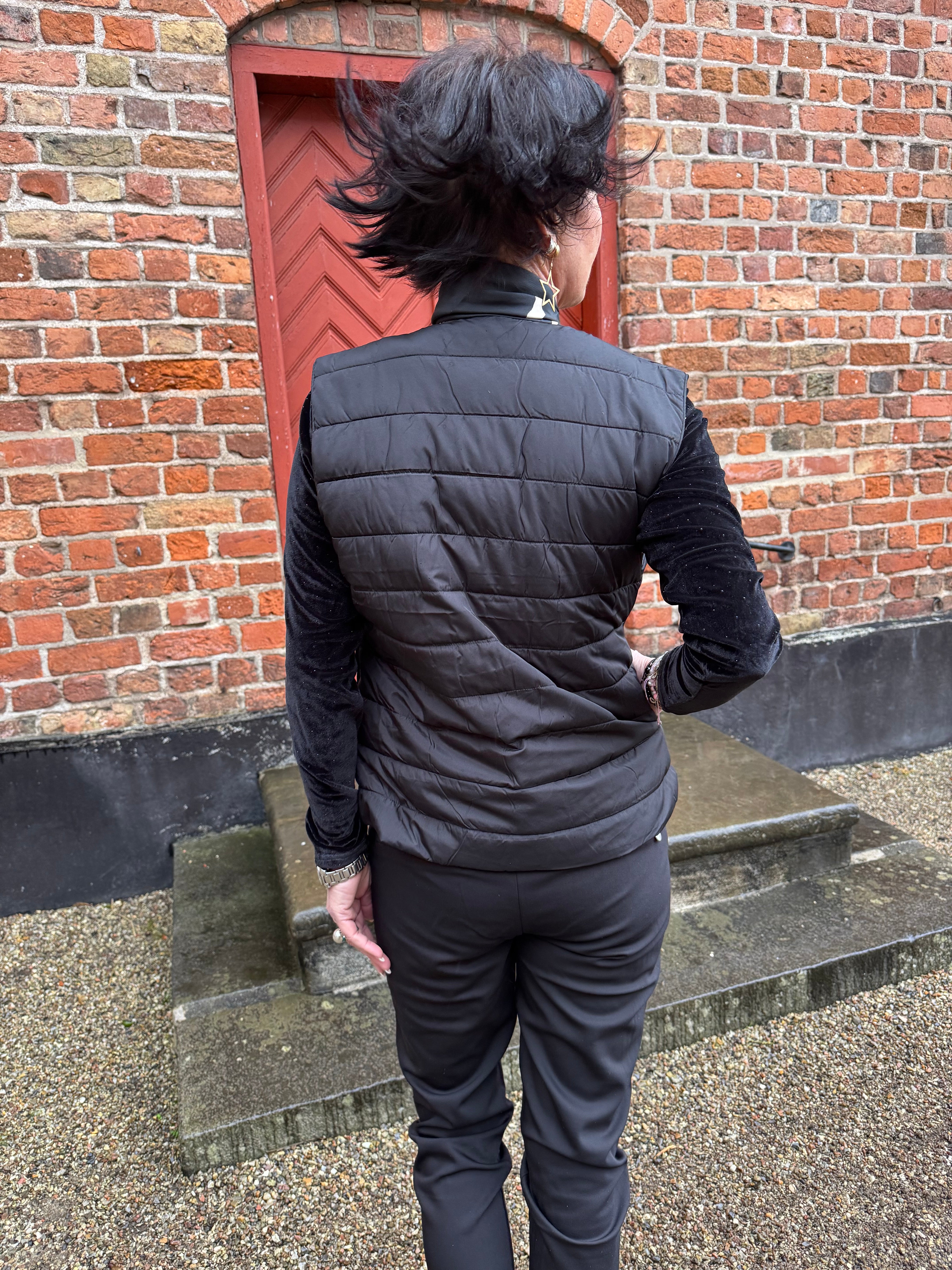 Coster Copenhagen Vest - CC Heart Asta Quiltet Vest i Sort