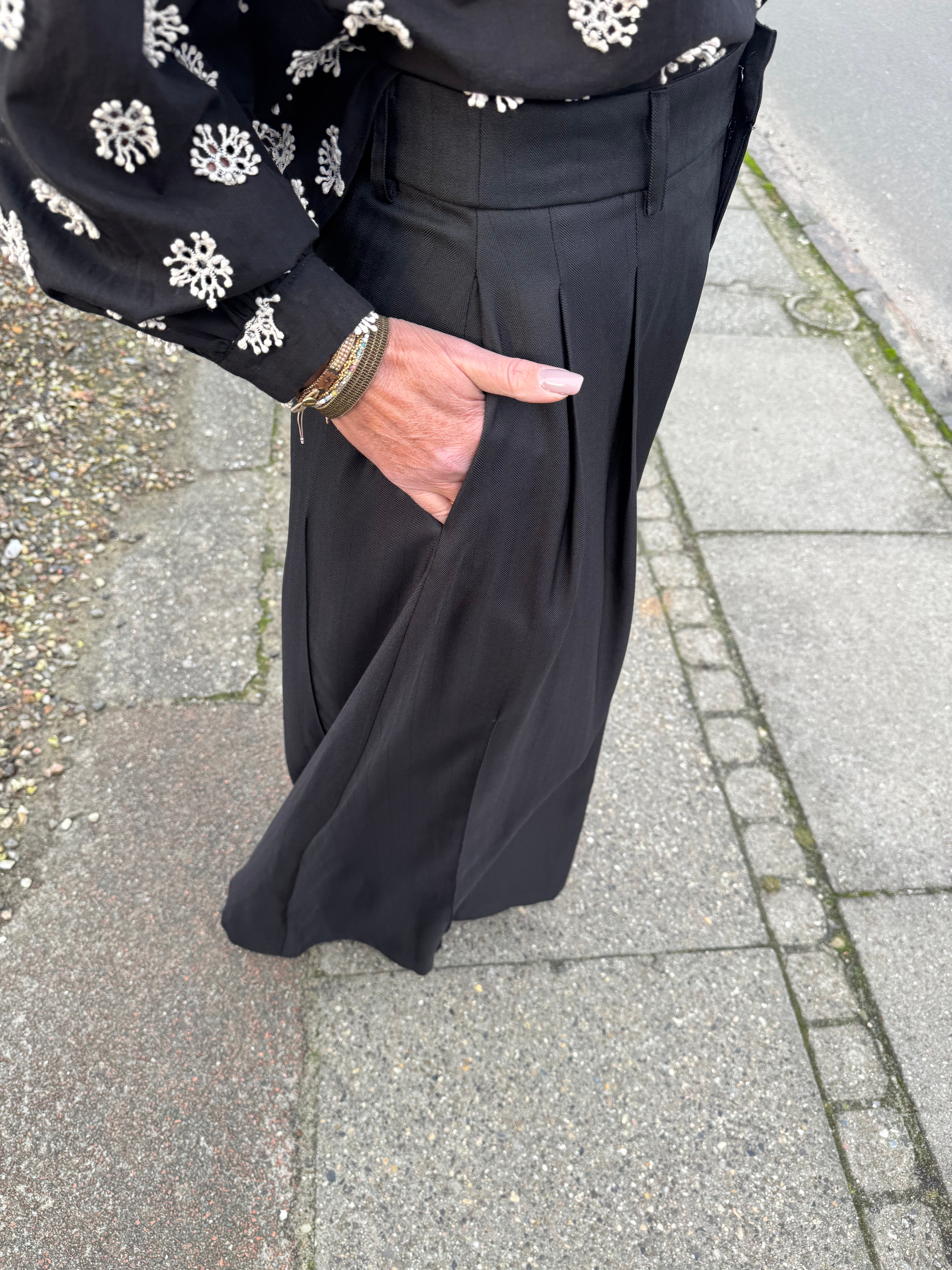 Co´Couture Bukser - ParisCC Bukse Nederdel i Sort