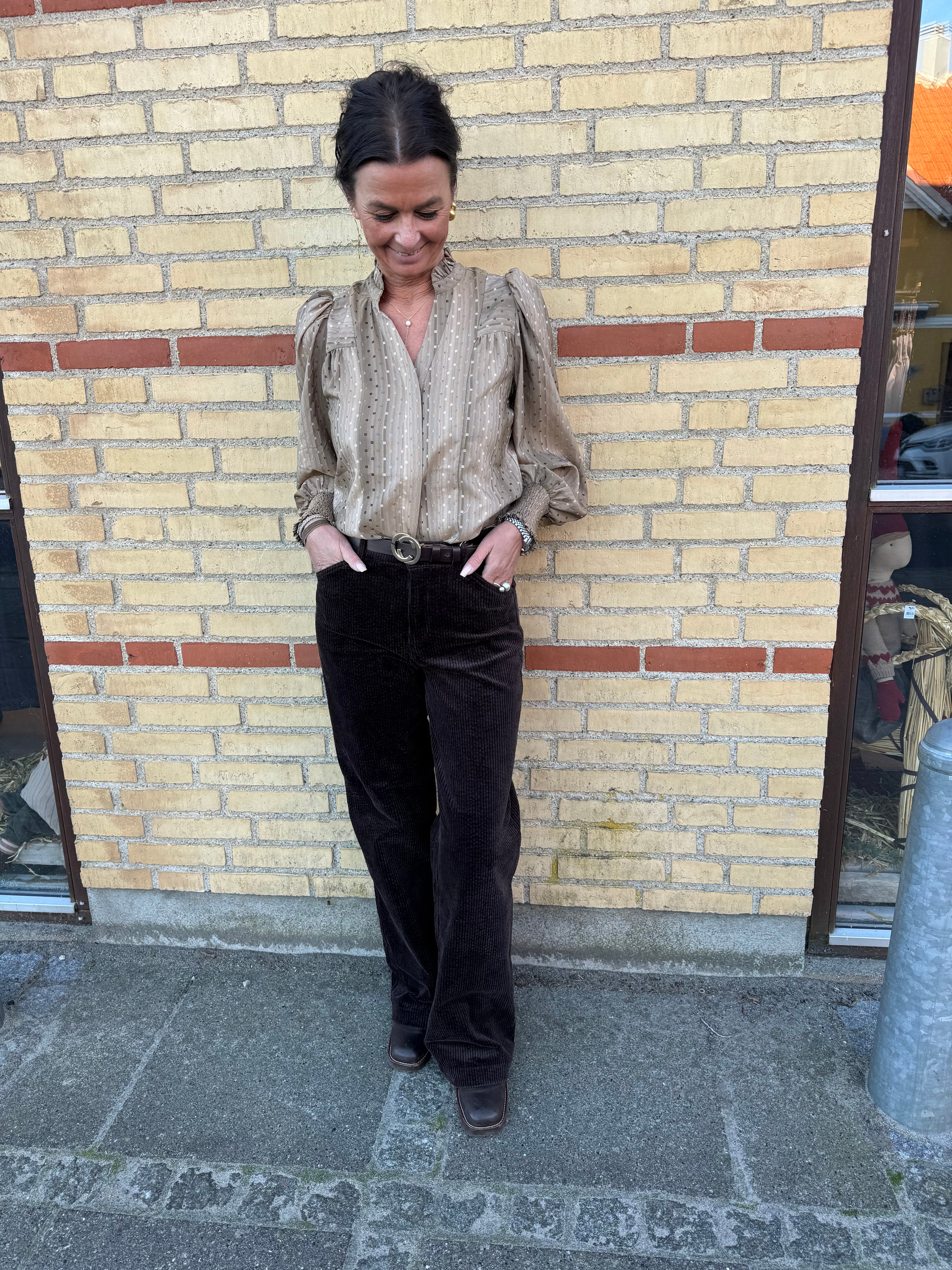 Co´Couture Skjorte - OllyCC Skjorte i Walnut