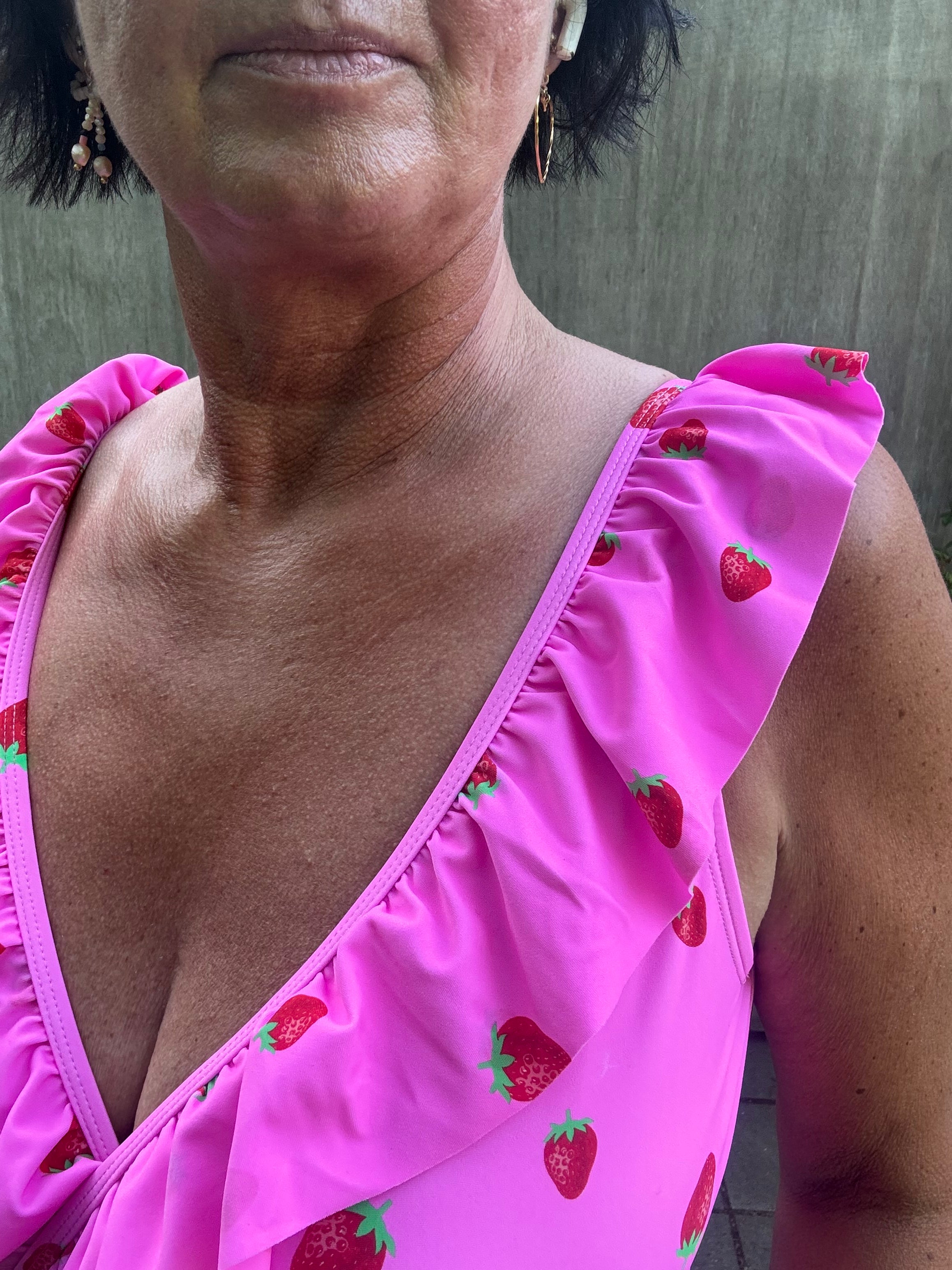 CRÁS Badetøj - Agnescras Badedragt i Strawberry Pink