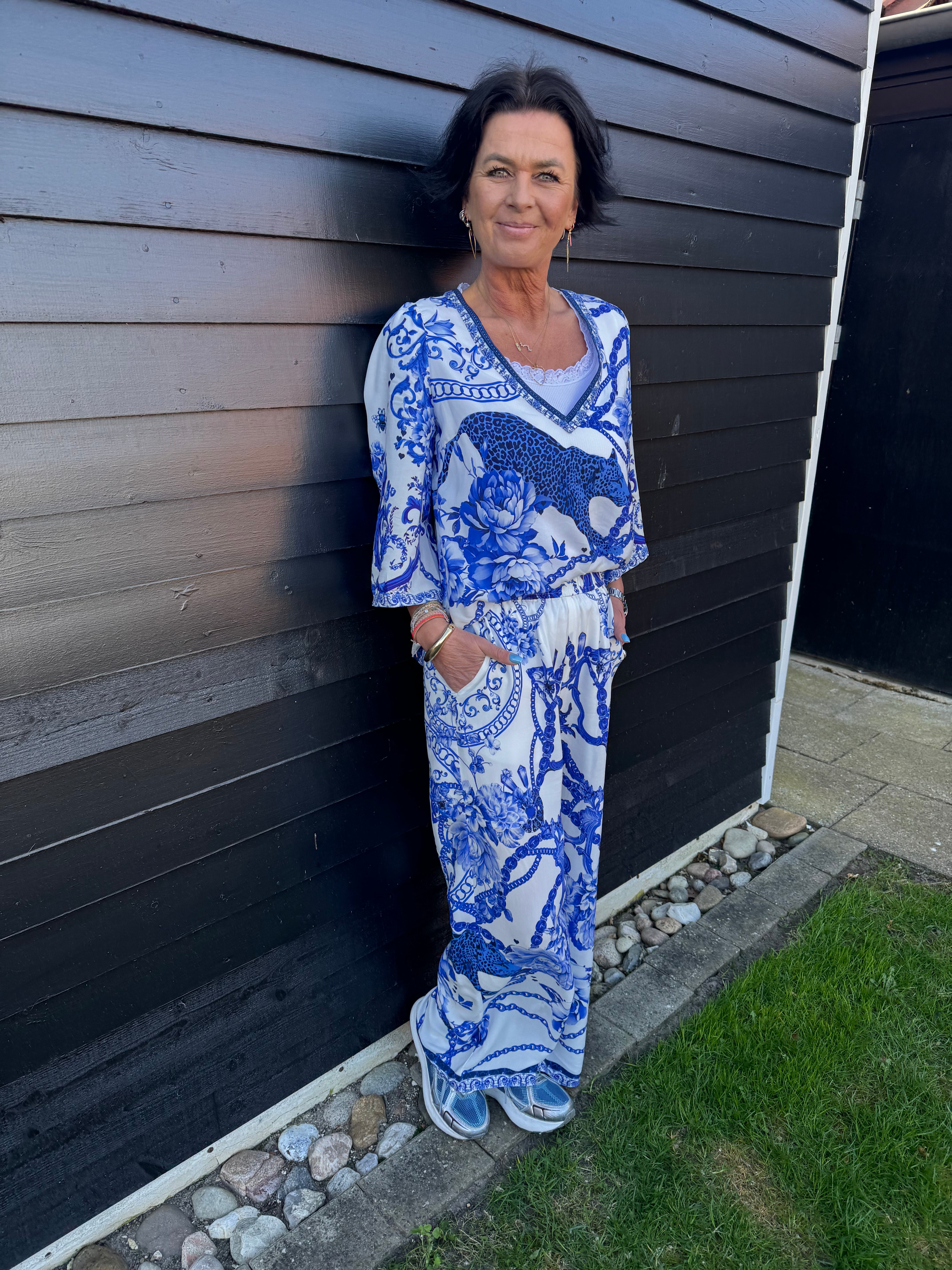 Gossia Bluse - SunGO Bluse i Blue Vibes