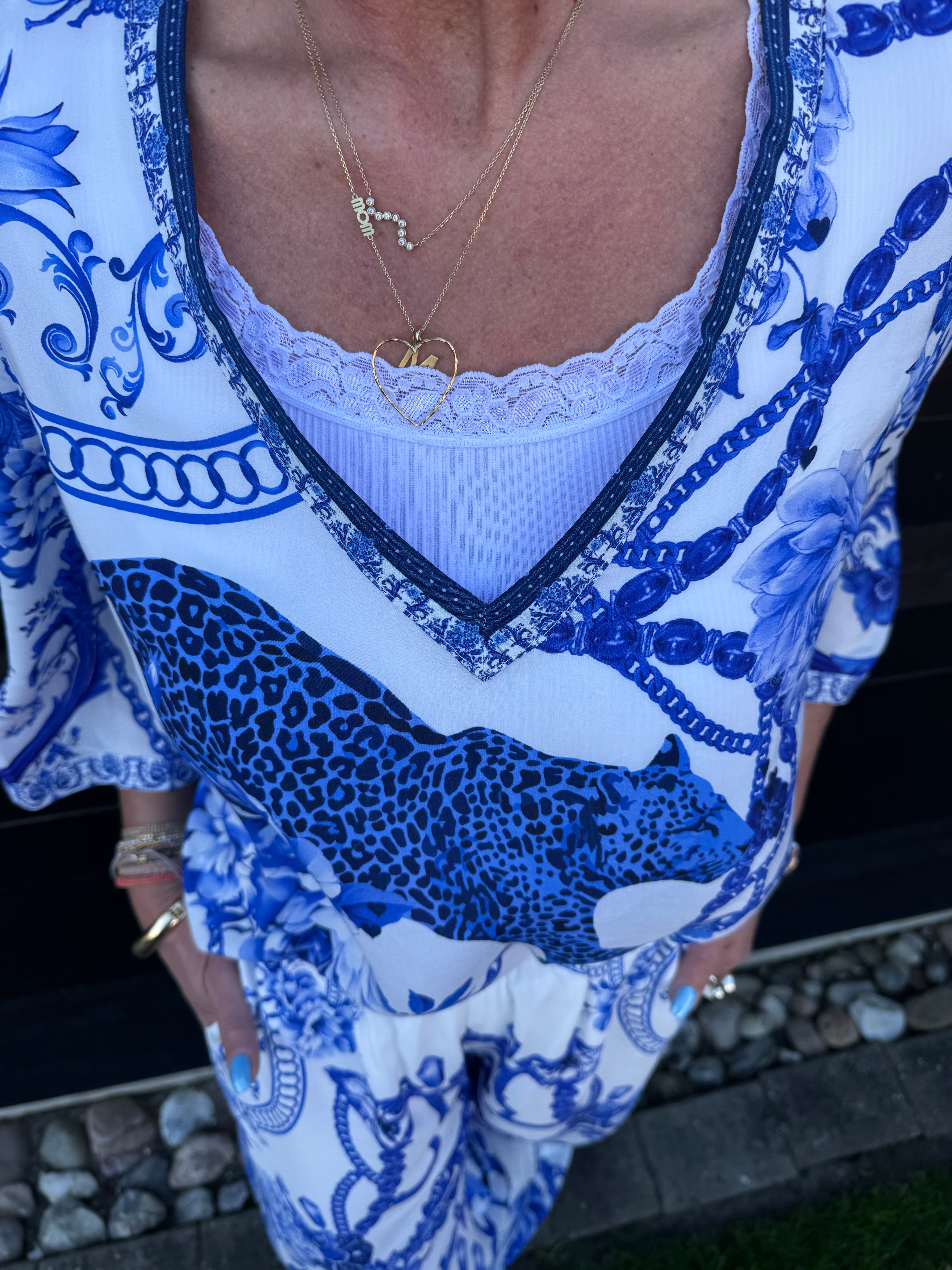 Gossia Bluse - SunGO Bluse i Blue Vibes