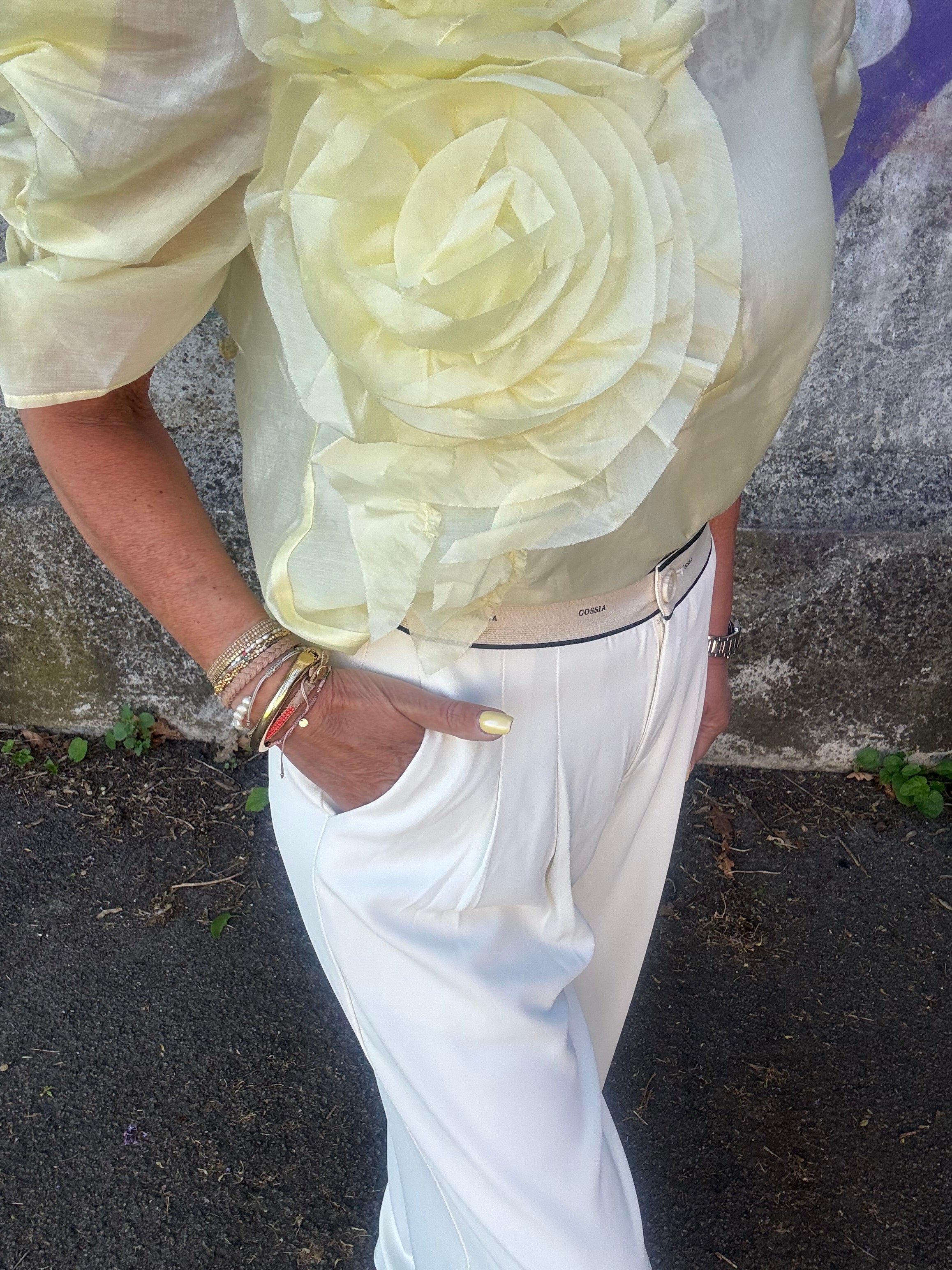 Gossia Bluse - AnnsofiGO Bluse i Dust Yellow