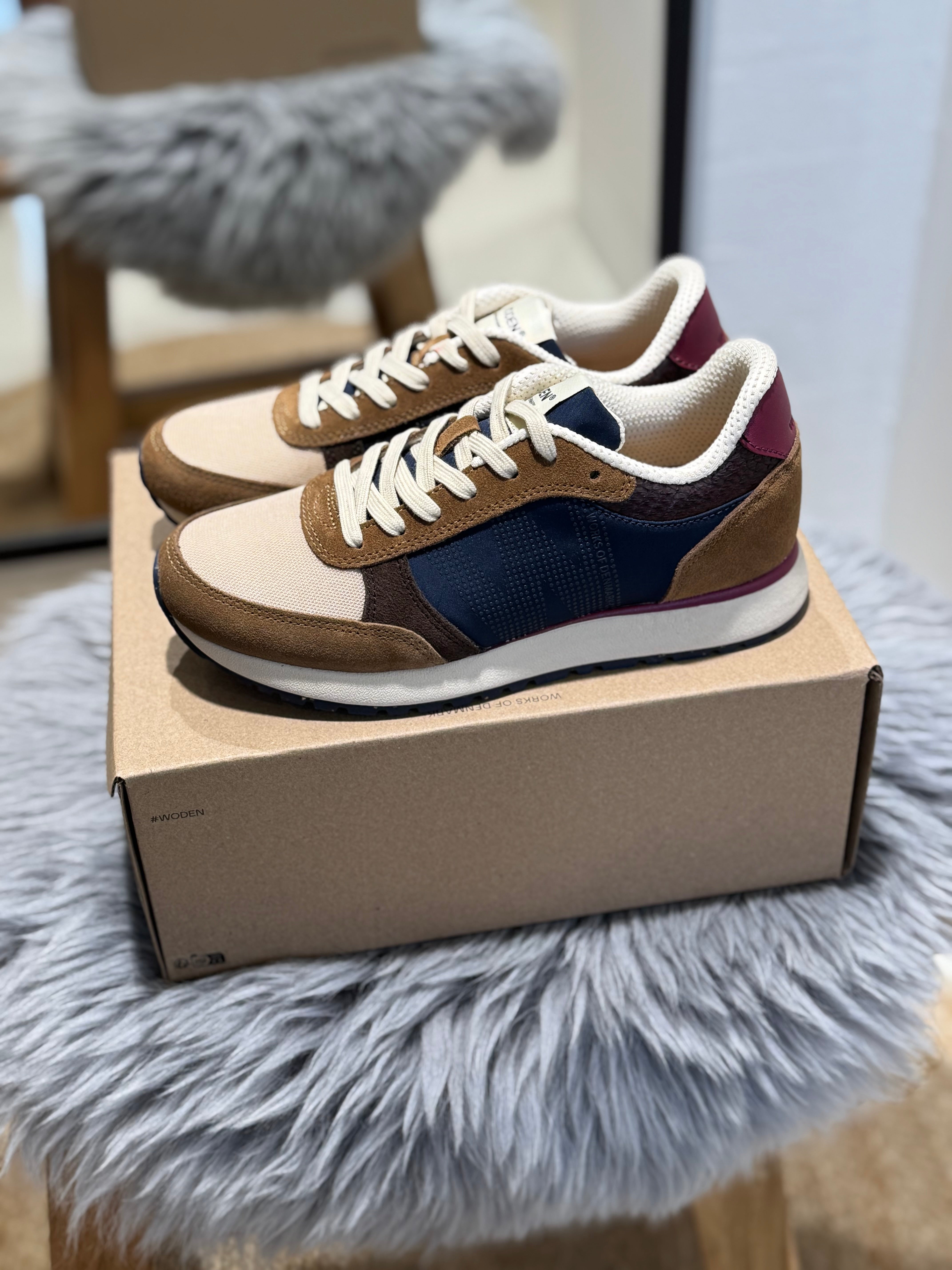Woden Sneaker - Ronja Sneaker i Caramel Multi